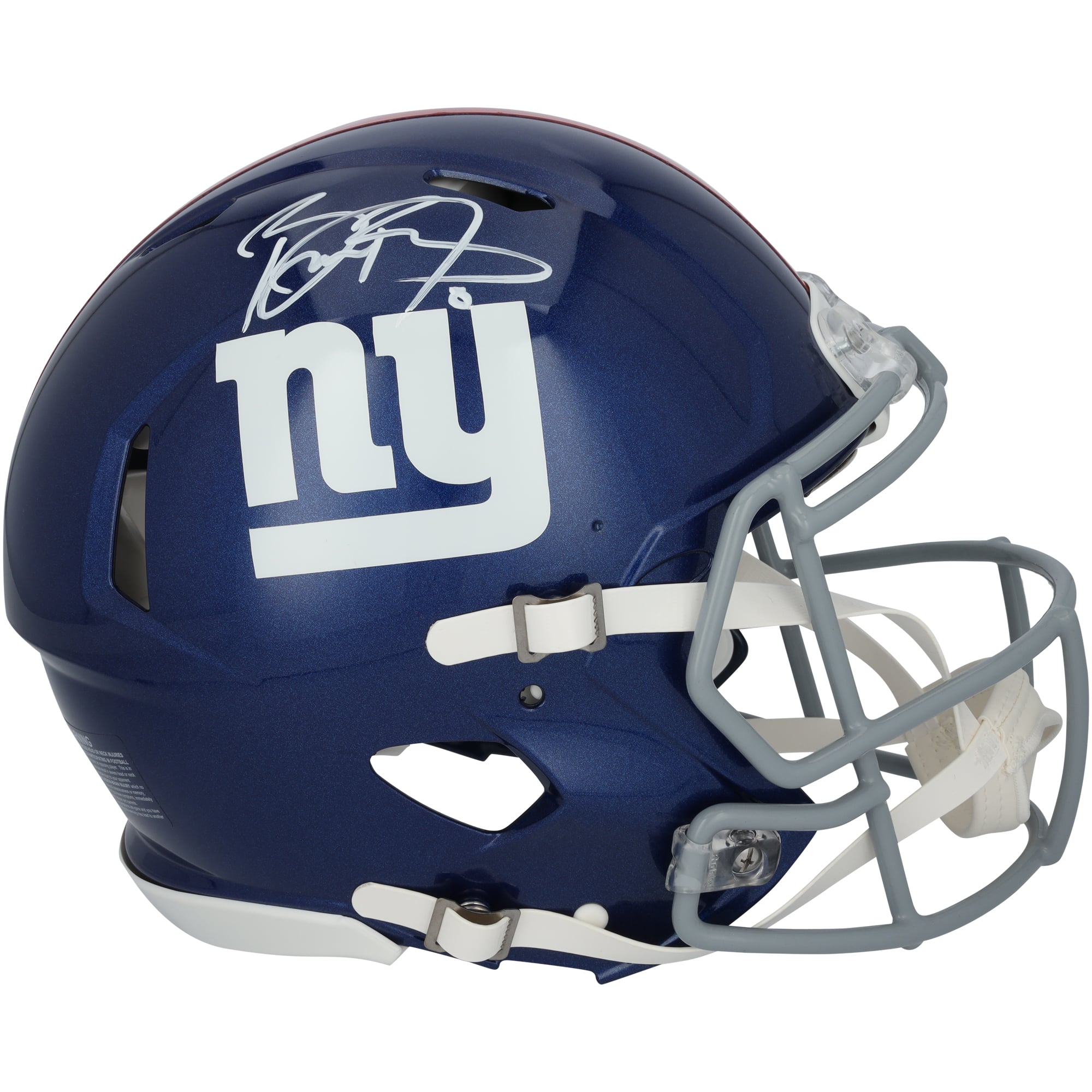 Casque Riddell Speed Authentic autographié par Brian Burns, des Giants de New York