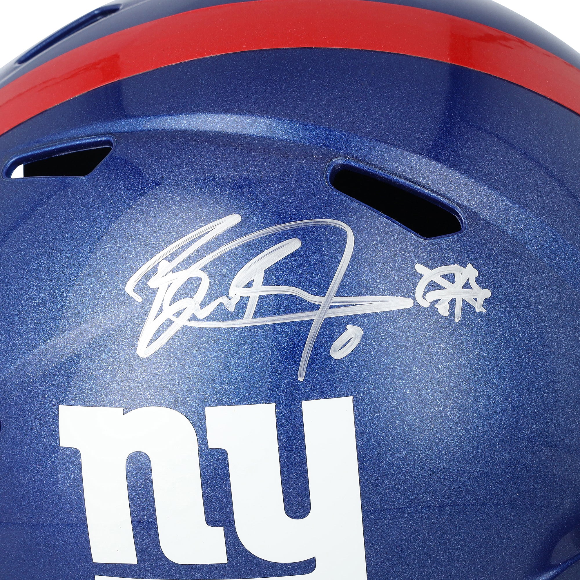 Brian Burns New York Giants Autographed Riddell Speed Replica Helmet