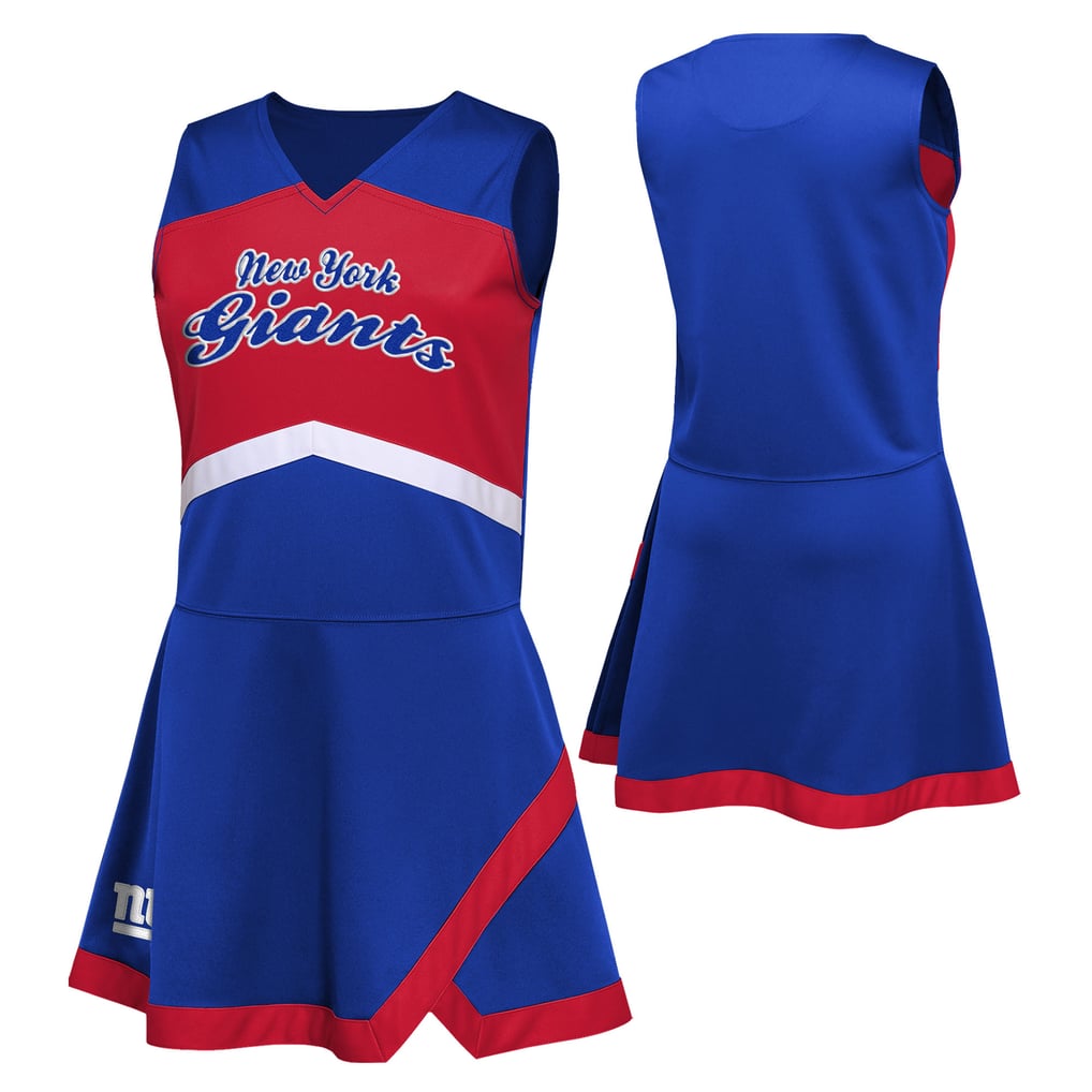 giants jersey dress Girls Preschool Royal New York Two-Piece Cheer Captain Jumper with Bloomers Set All Regular