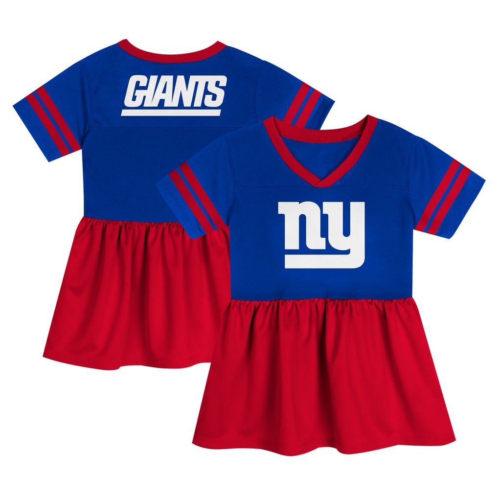 ny giants jersey dress Girls Toddler Royal New York Stadium Lights Fashion VENDOR COLOR-KELLY GREEN