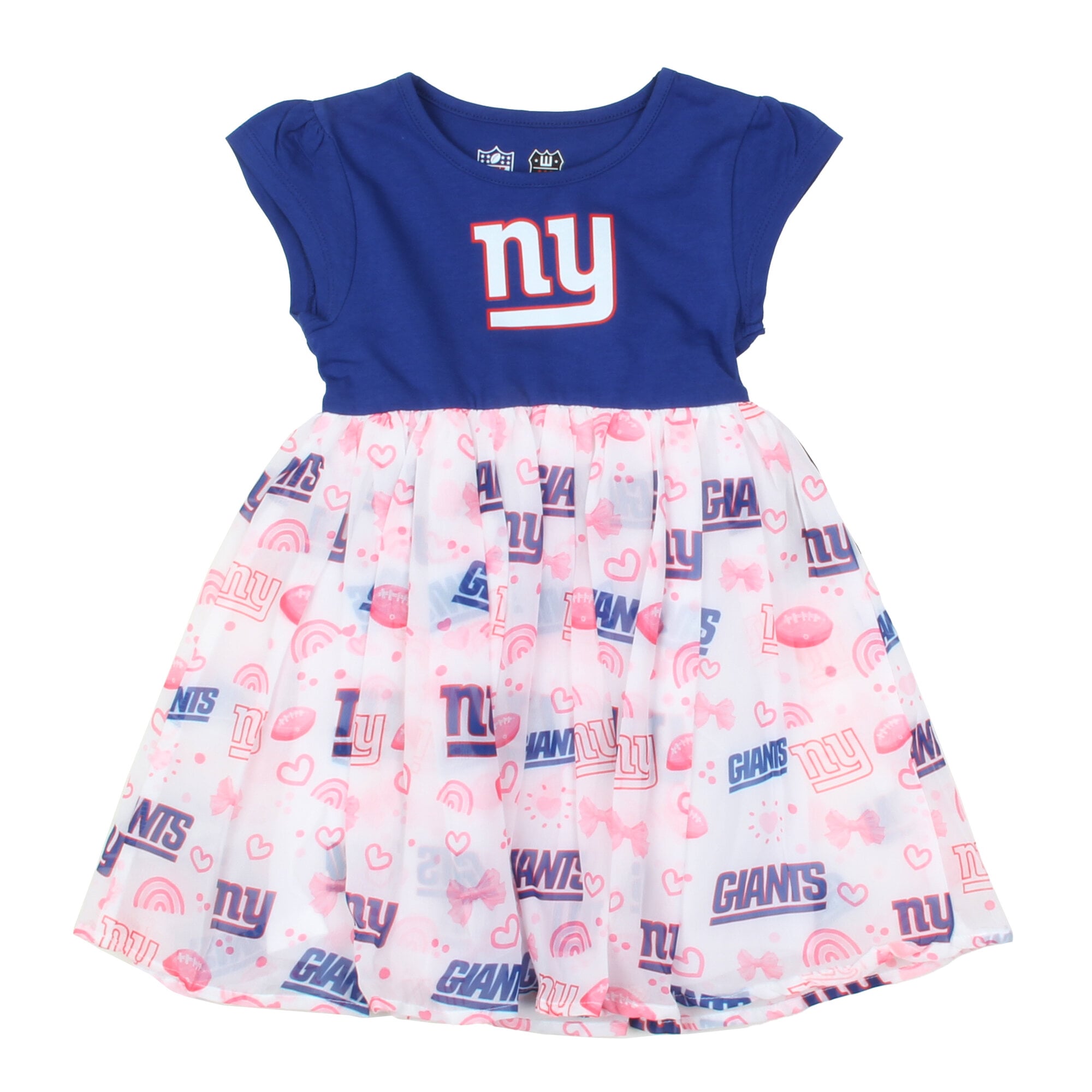 Robe de princesse Wes & Willy Royal New York Giants pour petites filles