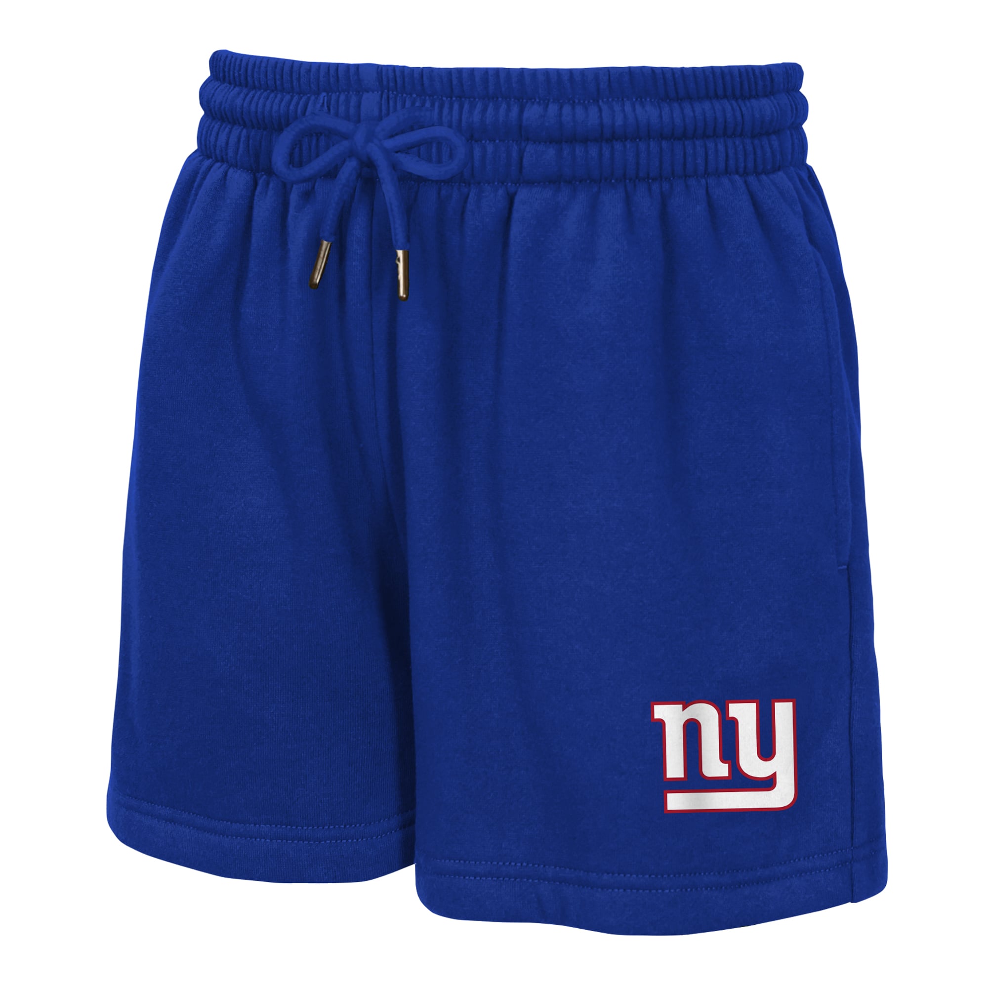 Ensemble sweat-shirt à col en V et short polaire Red Zone des Giants de New York pour jeunes filles par Erin Andrews Royal