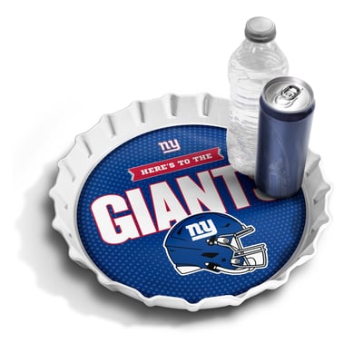 New York Giants IDNA 13" Bottle Cap Serving Tray