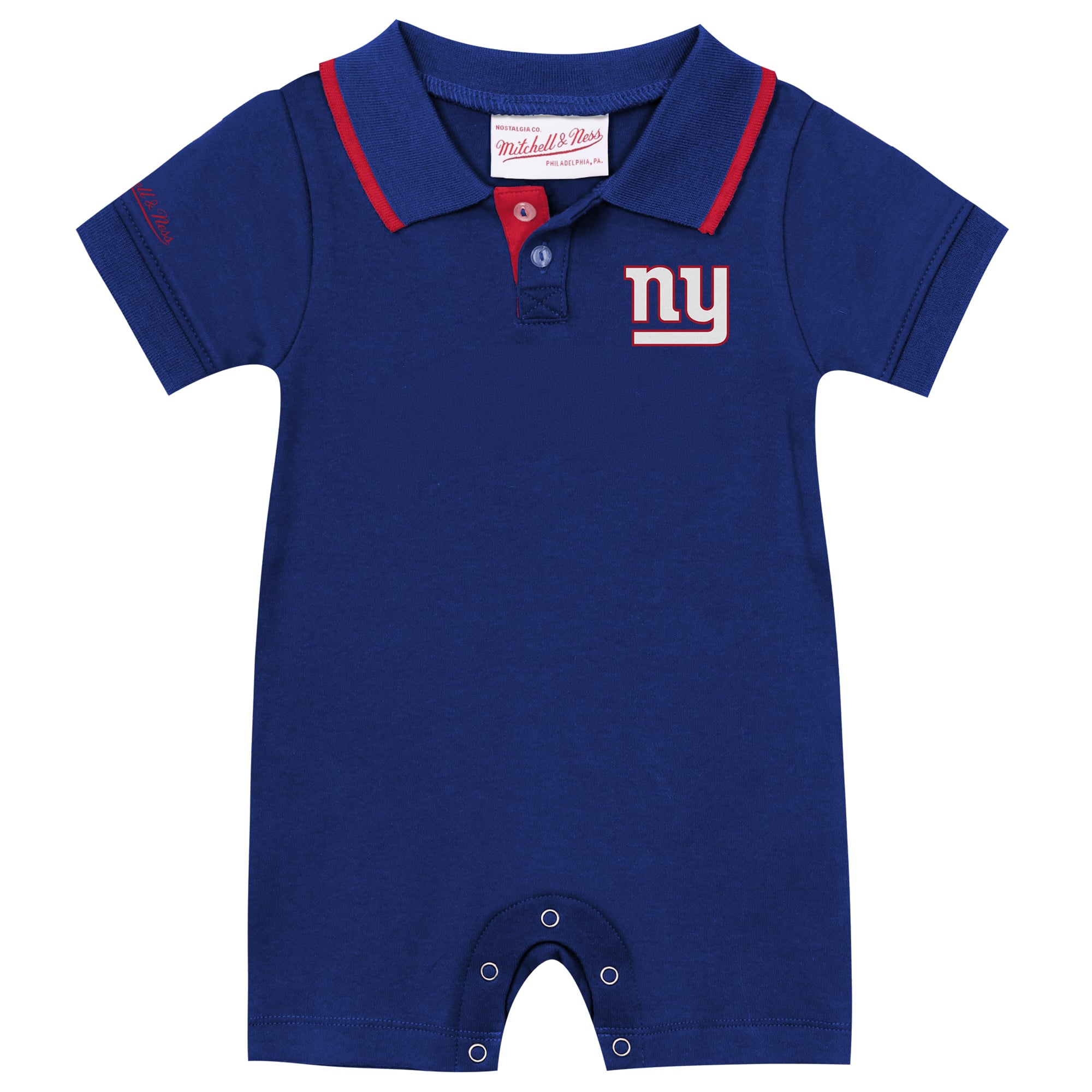Combinaison de rugby rétro pour bébé Mitchell & Ness Lawrence Taylor Royal New York Giants Roots