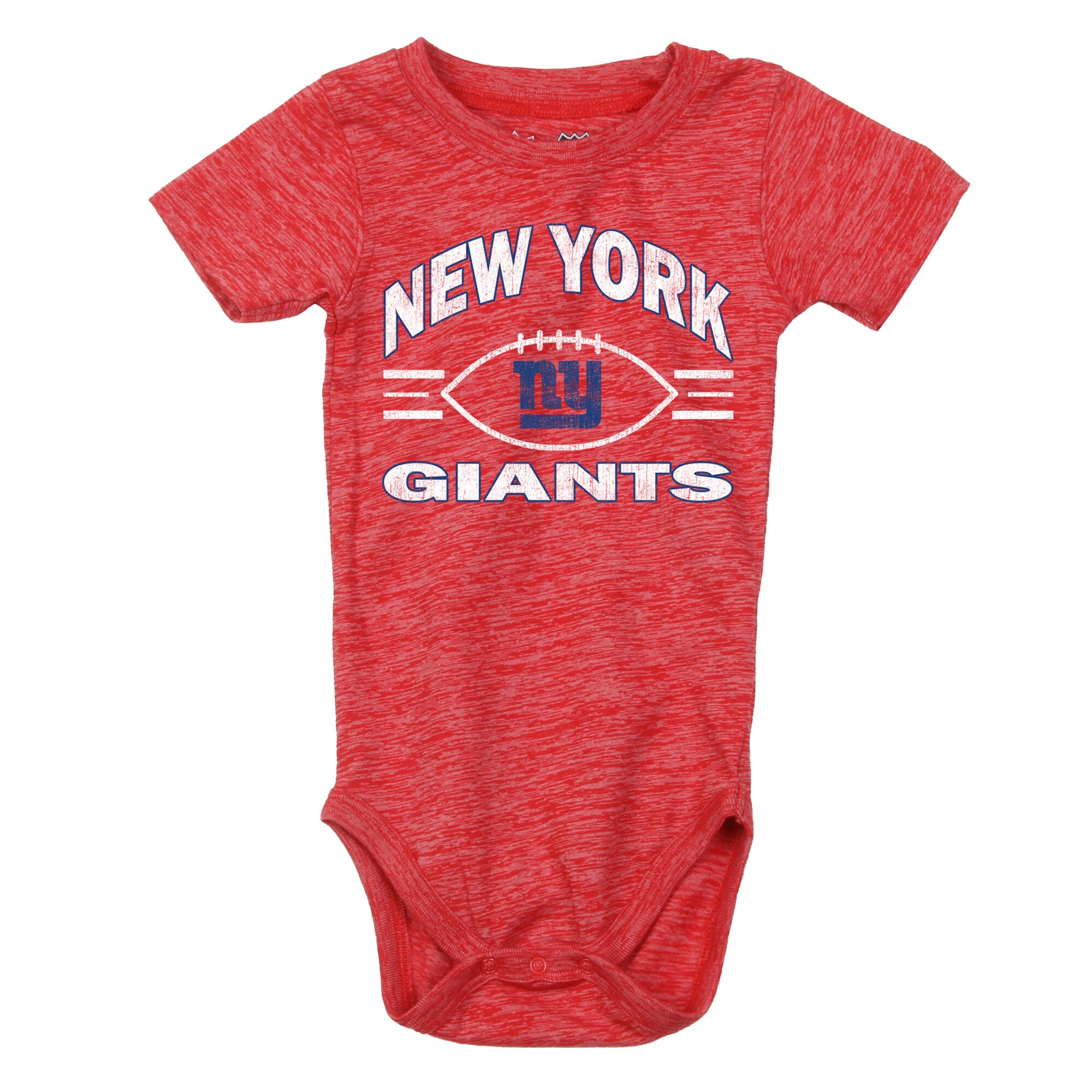 Infant Wes & Willy Red/Royal New York Giants Cloudy Yard Hopper Bodysuit Shorts Set