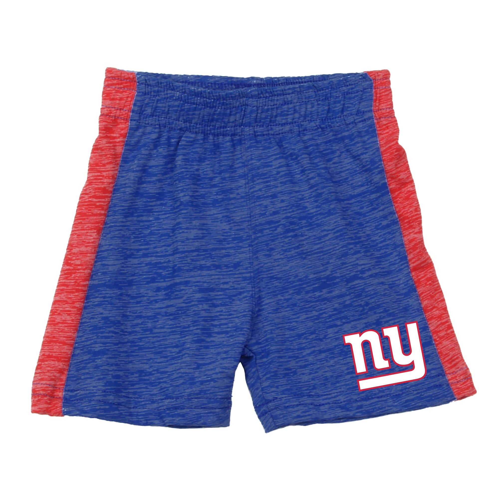 Infant Wes & Willy Red/Royal New York Giants Cloudy Yard Hopper Bodysuit Shorts Set