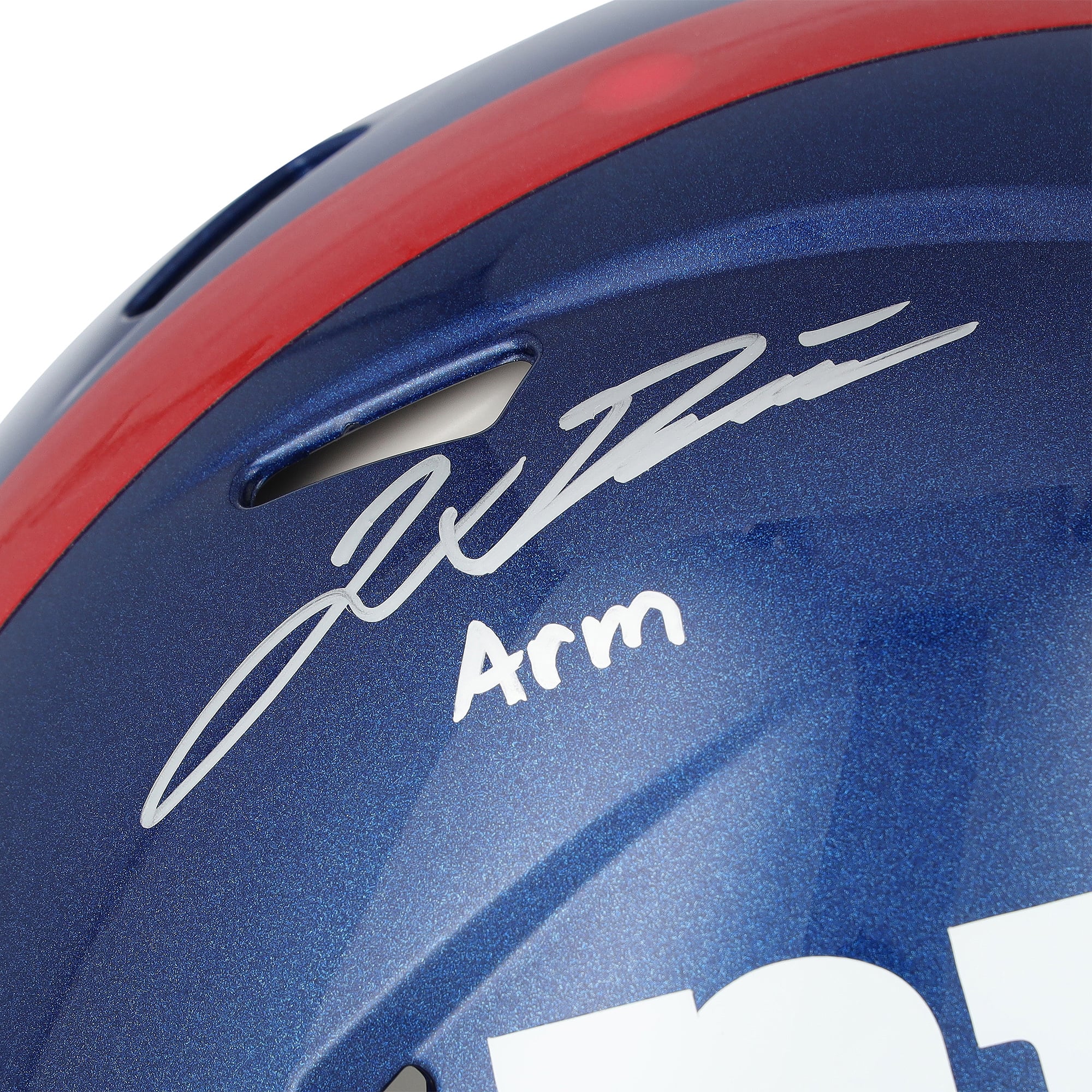 Jaxson Dart & Cam Skattebo New York Giants Autographed Riddell Speed Authentic Helmet with "Arm & Hammer" Inscription - Limited Edition #10/10