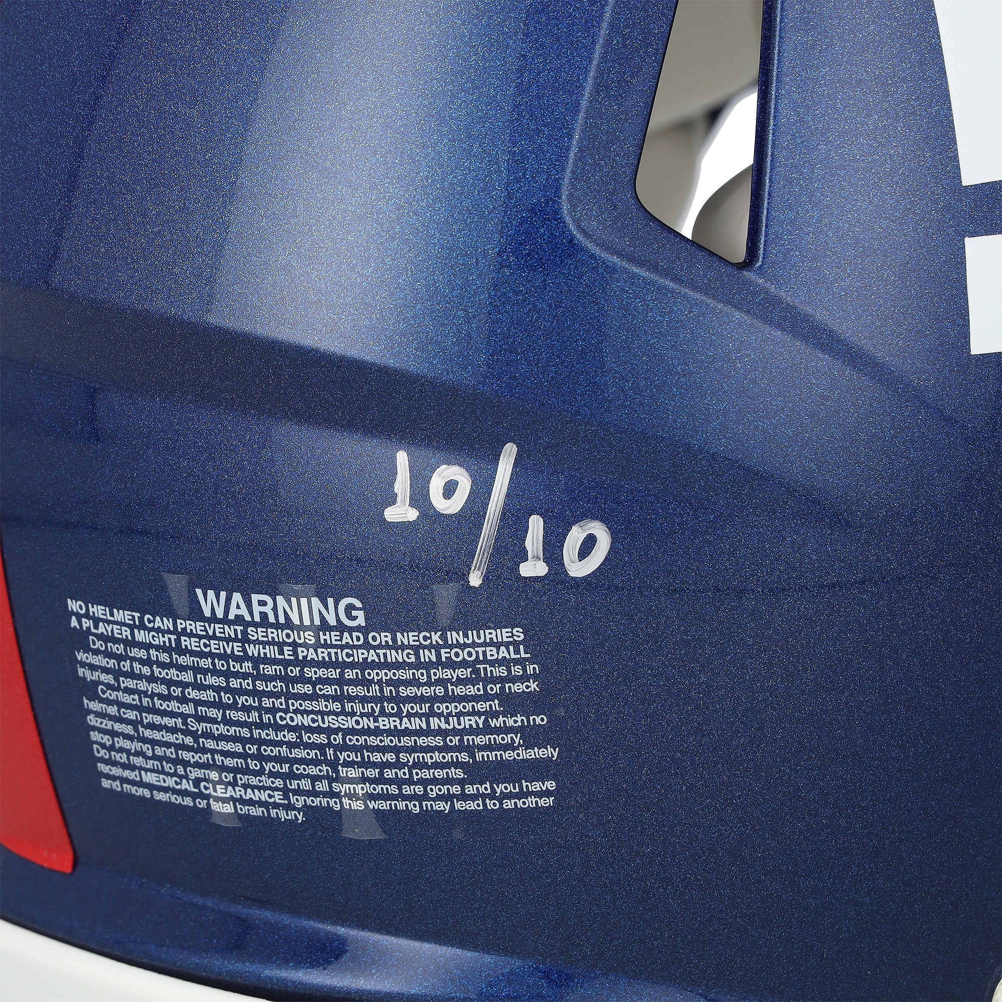 Jaxson Dart & Cam Skattebo New York Giants Autographed Riddell Speed Authentic Helmet with "Arm & Hammer" Inscription - Limited Edition #10/10