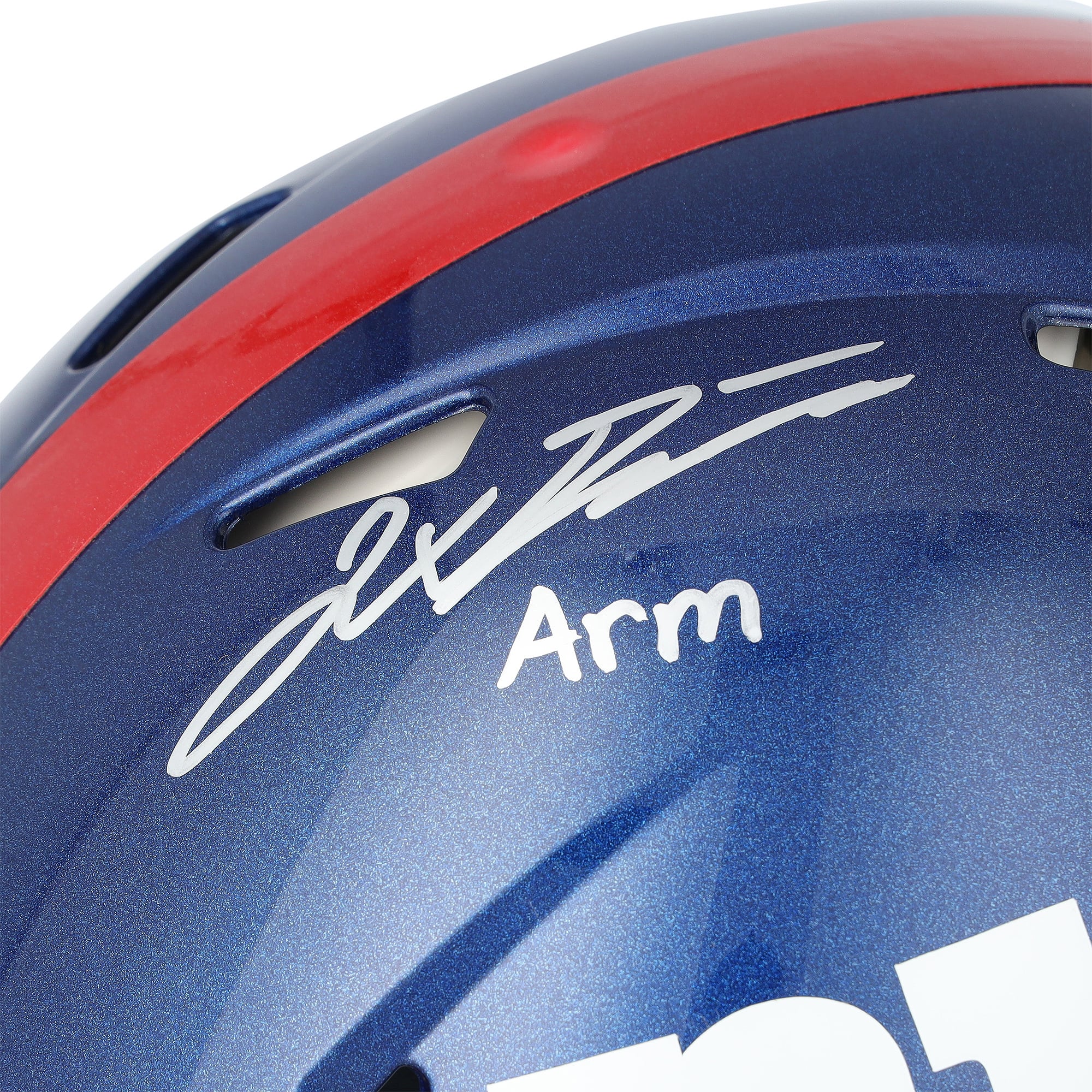 Jaxson Dart & Cam Skattebo New York Giants Autographed Riddell Speed Authentic Helmet with "Arm & Hammer" Inscription - Limited Edition of 10