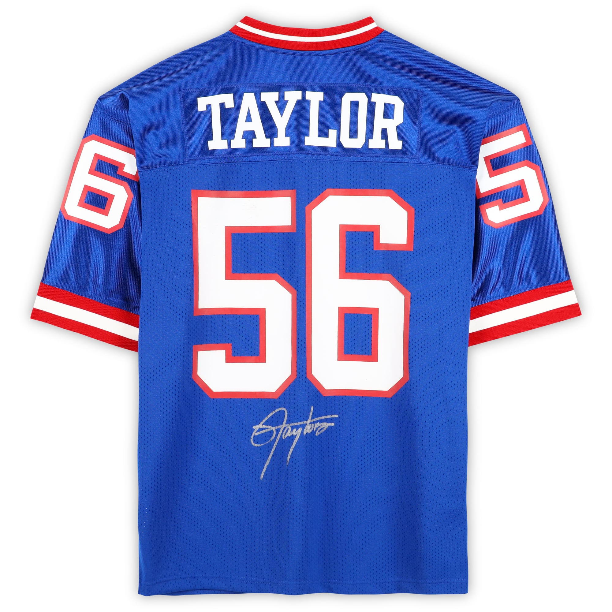 Lawrence Taylor New York Giants Autographed Mitchell & Ness Royal 1990 Authentic Jersey
