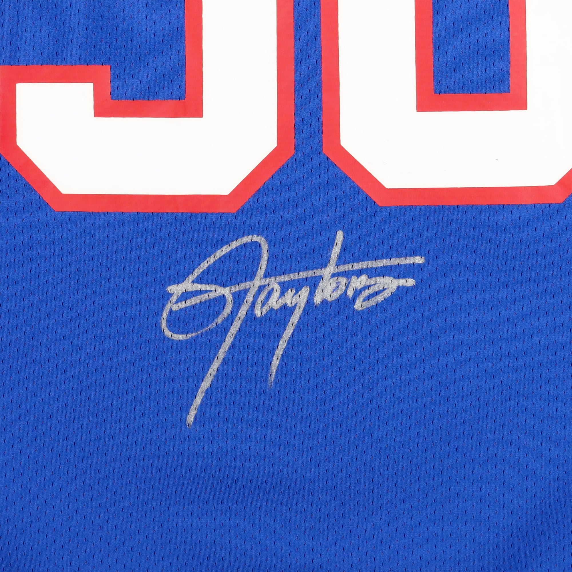 Lawrence Taylor New York Giants Autographed Mitchell & Ness Royal 1990 Authentic Jersey