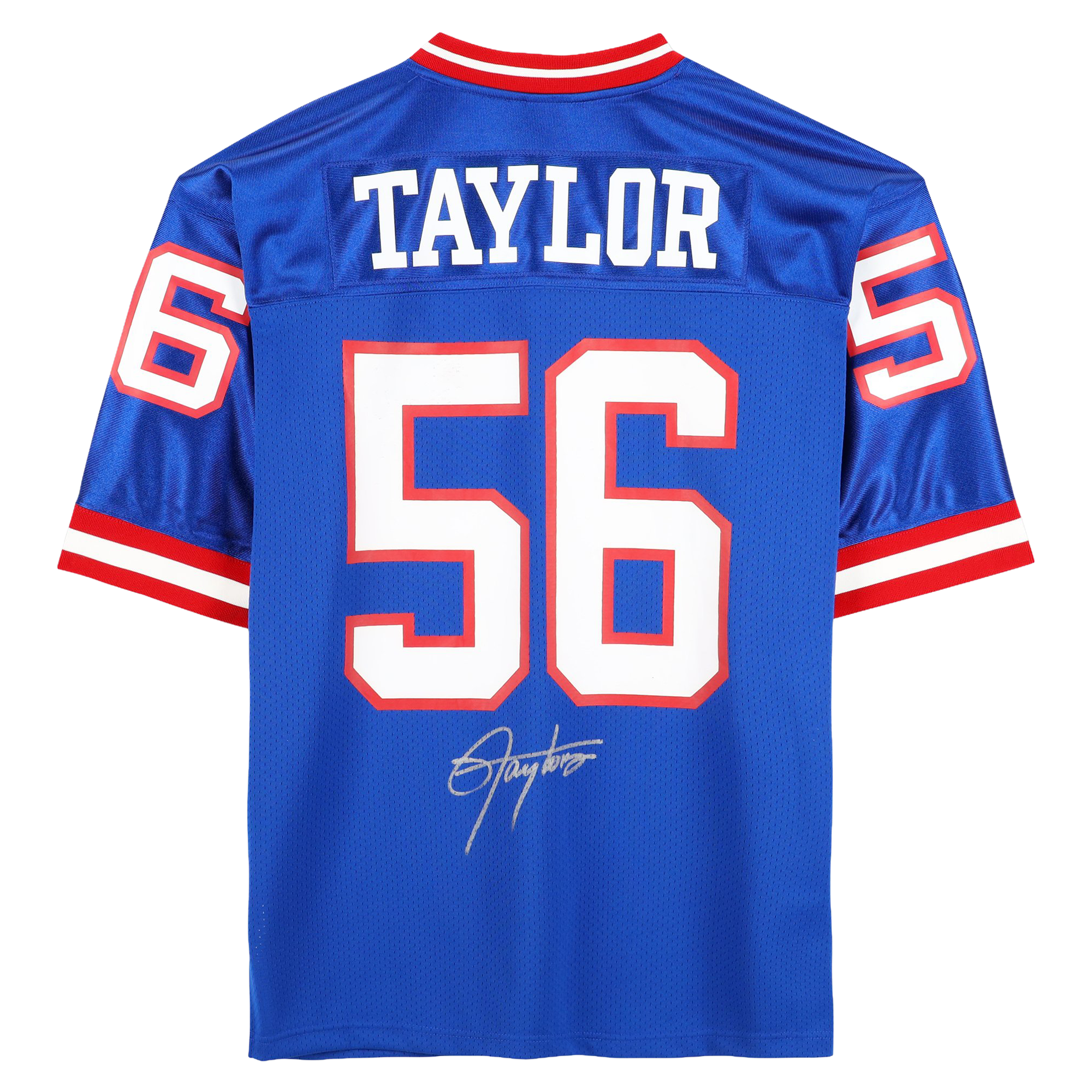 Lawrence Taylor New York Giants Autographed Mitchell & Ness Royal 1990 Authentic Jersey
