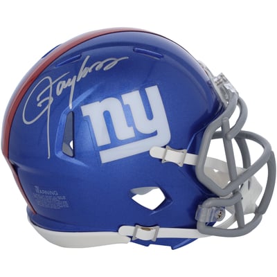 Lawrence Taylor New York Giants Autographed Fanatics Authentic Riddell Speed Mini Helmet 