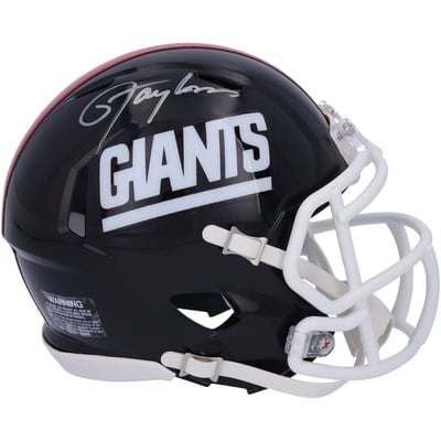 Lawrence Taylor New York Giants Autographed Fanatics Authentic Riddell Throwback Speed Mini Helmet