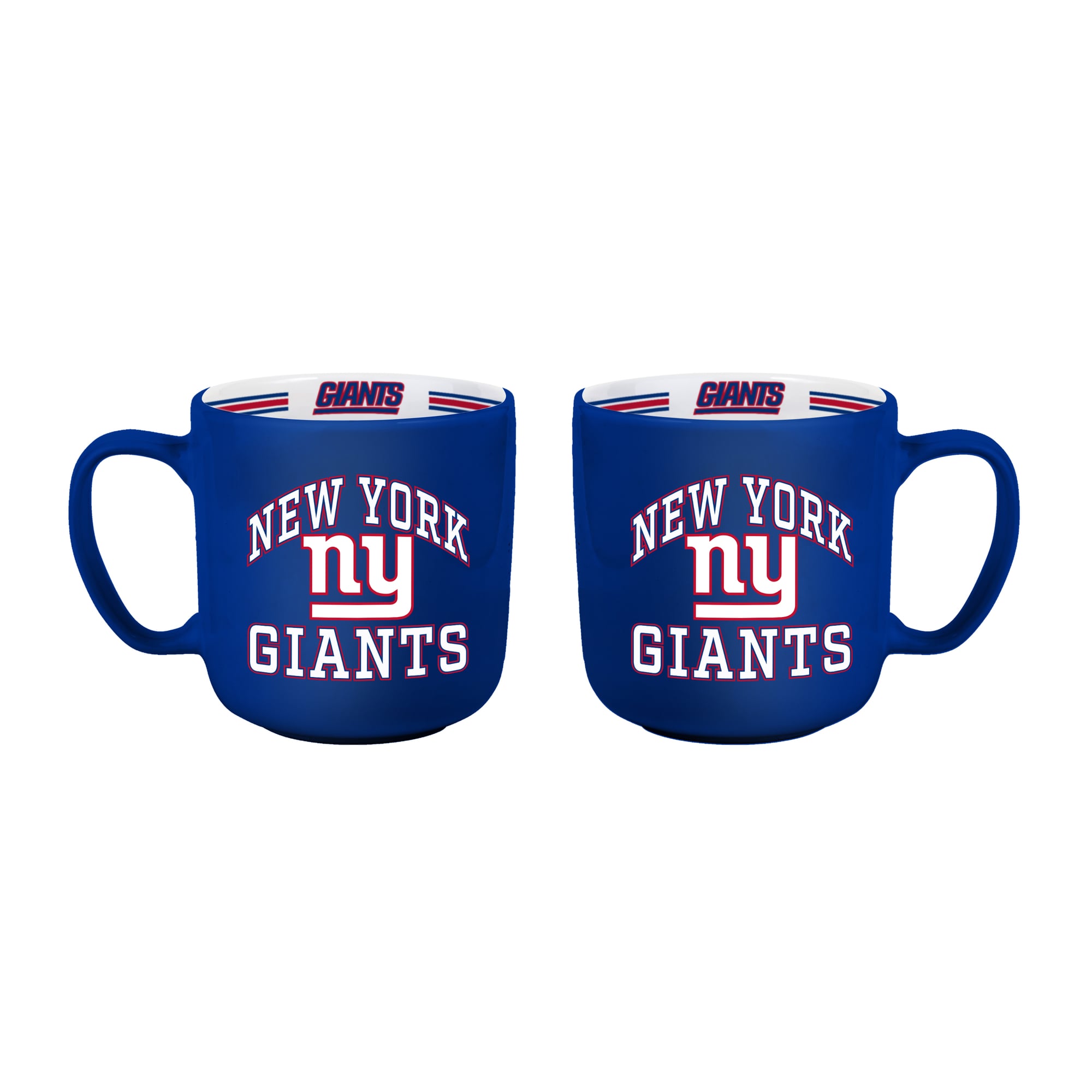 Ensemble de deux tasses rayées Logo Brands New York Giants de 44 cl
