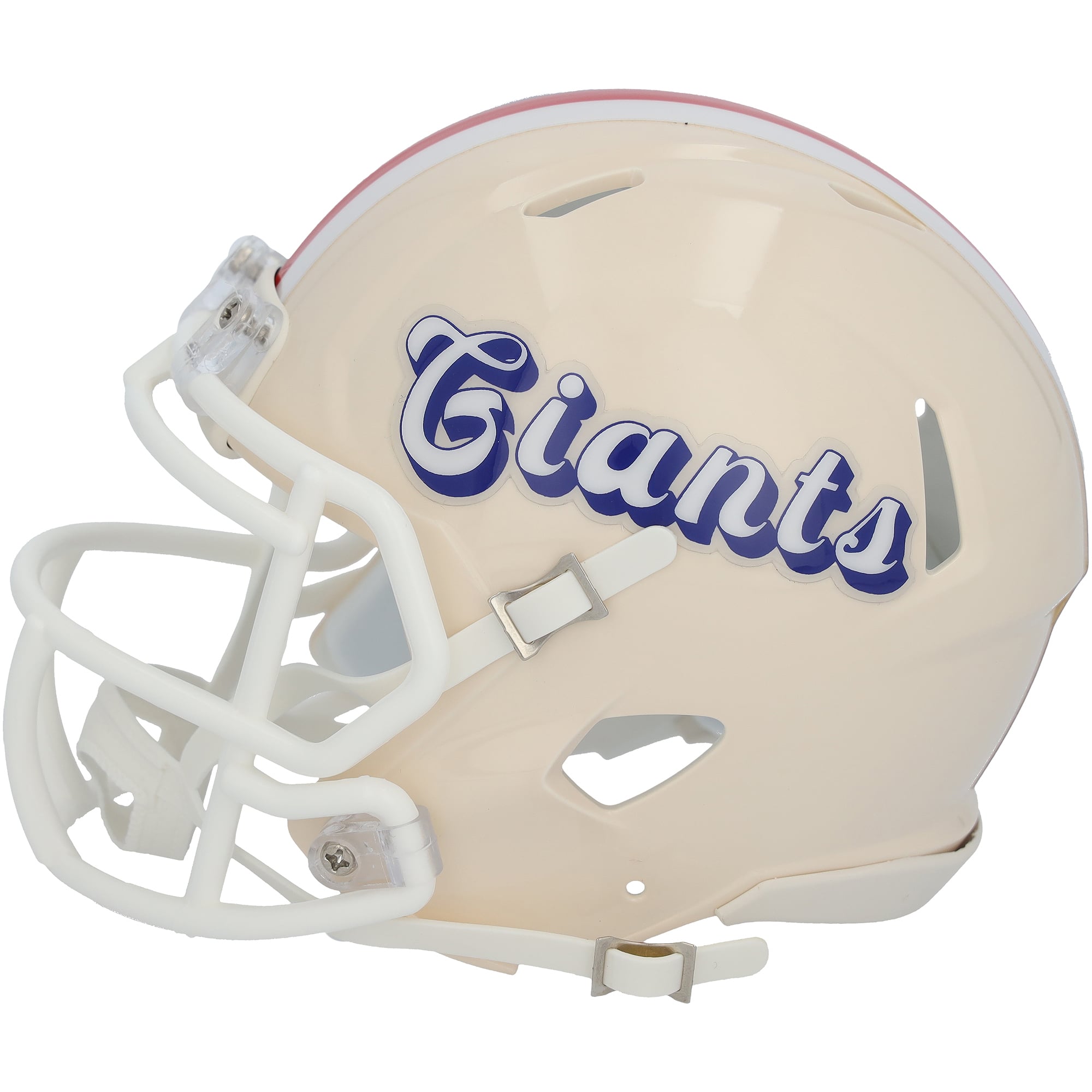 Malik Nabers New York Giants Autographed Riddell Retro Speed Mini Helmet
