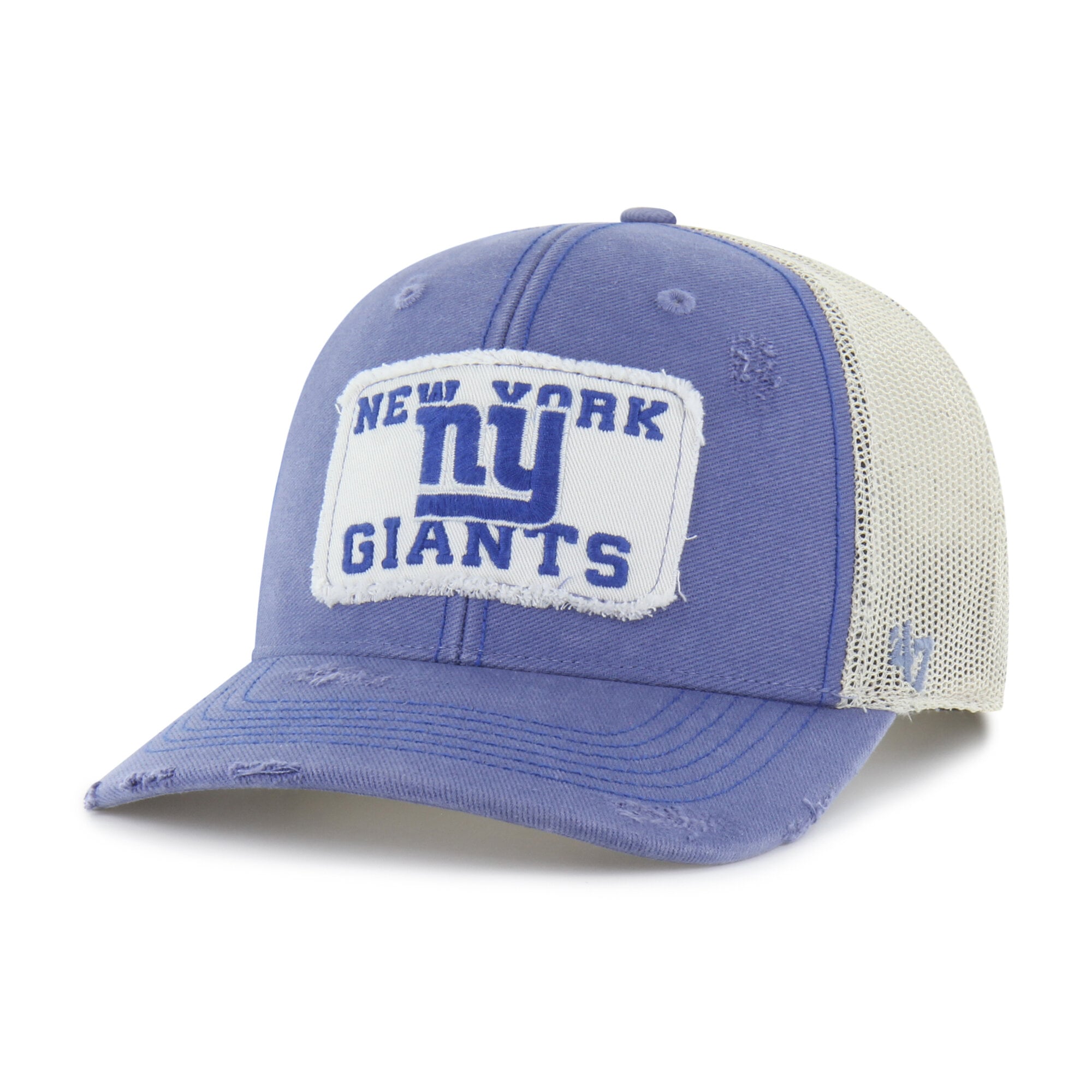 Casquette trucker ajustable New York Giants Egremont bleue, modèle 47, pour homme