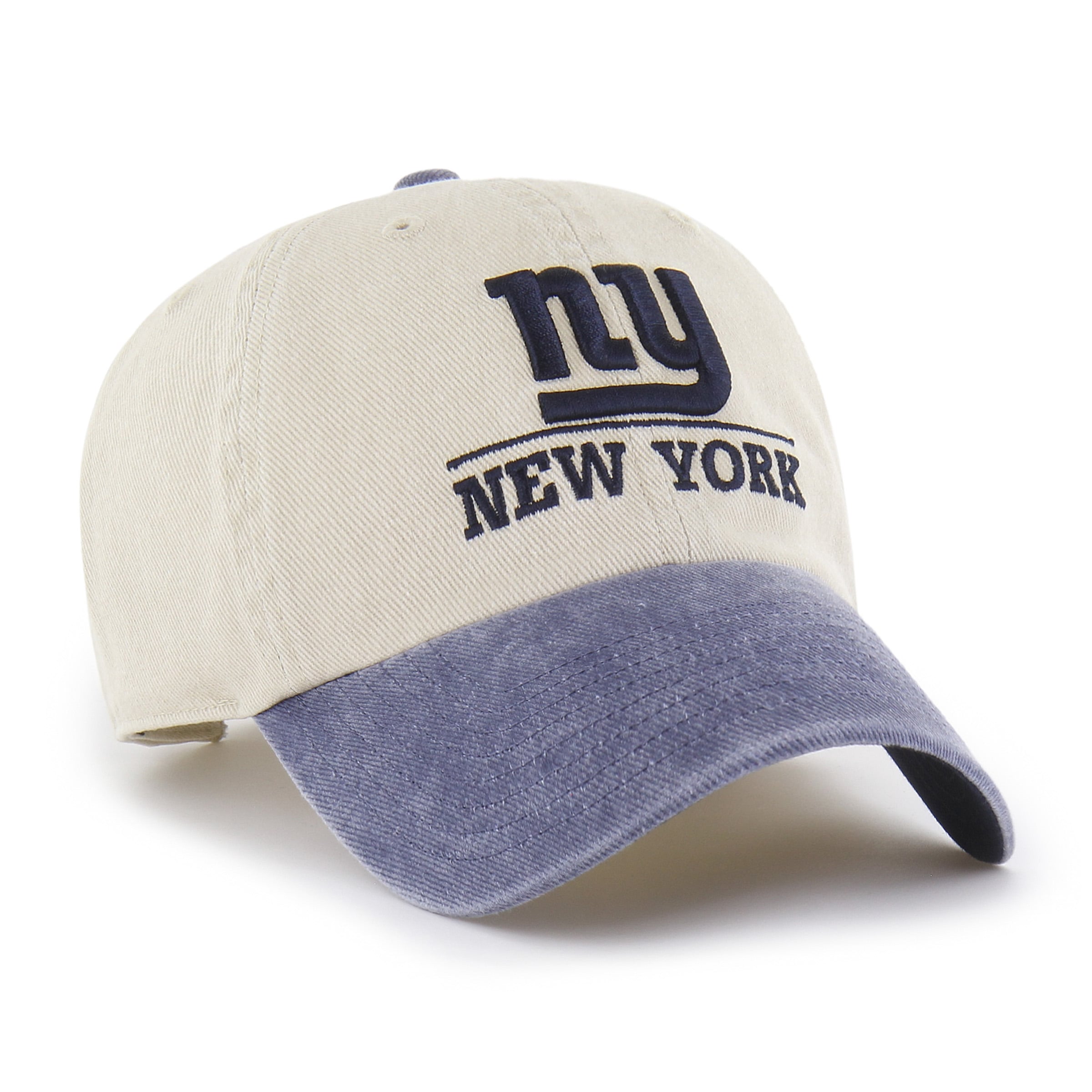 Casquette ajustable pour homme « 47 Natural New York Giants Throwback Logo Line Clean Up »