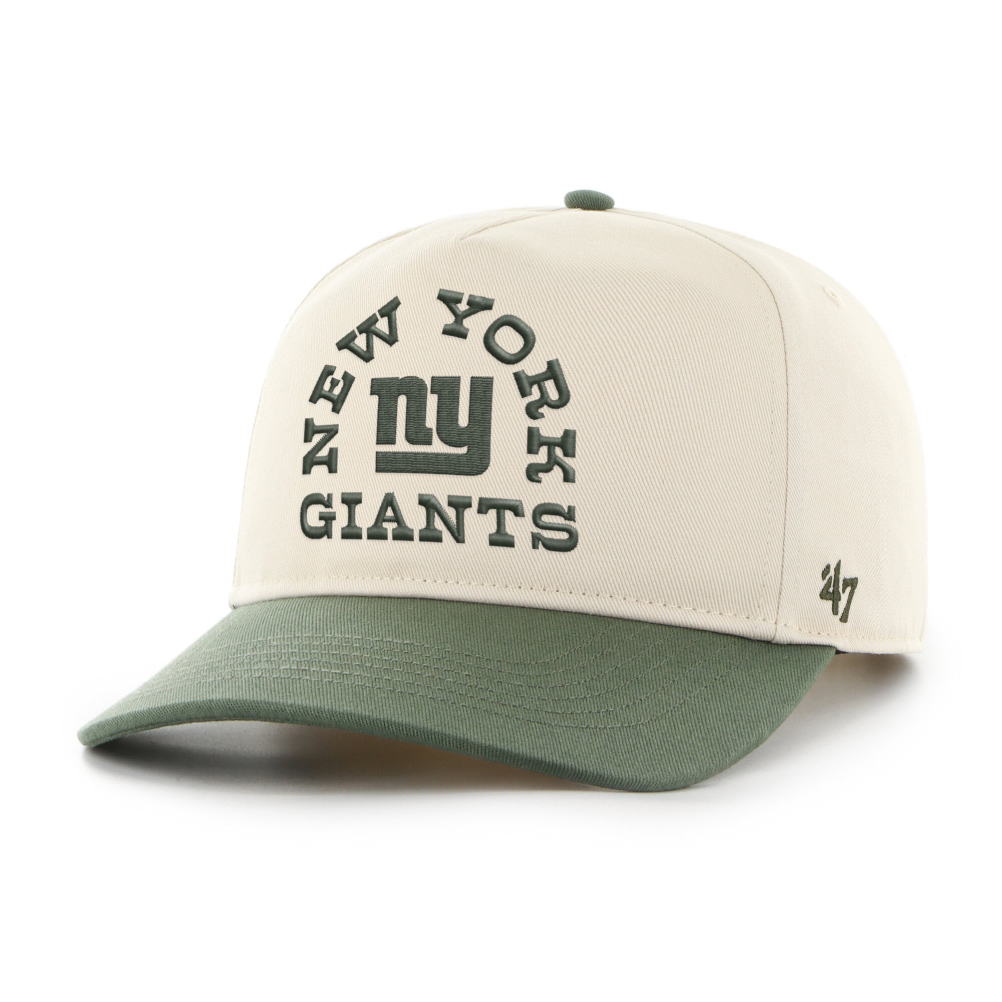 Casquette Ranchero Hitch pour homme, coloris naturel/olive, modèle 47, New York Giants.