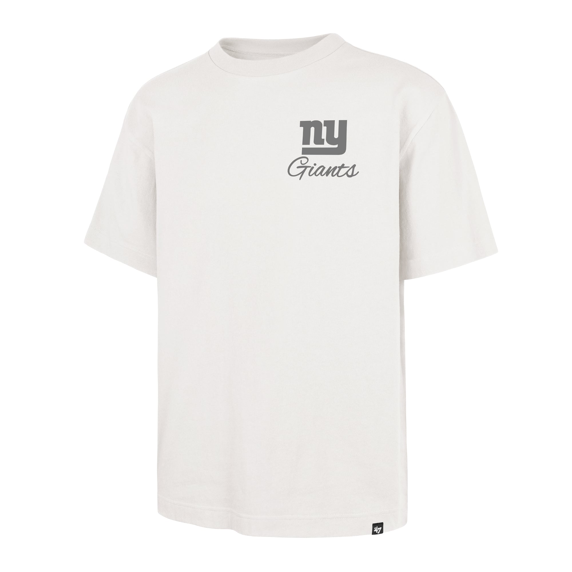 Men's '47 Off White New York Giants Photon Dust Foundation T-Shirt