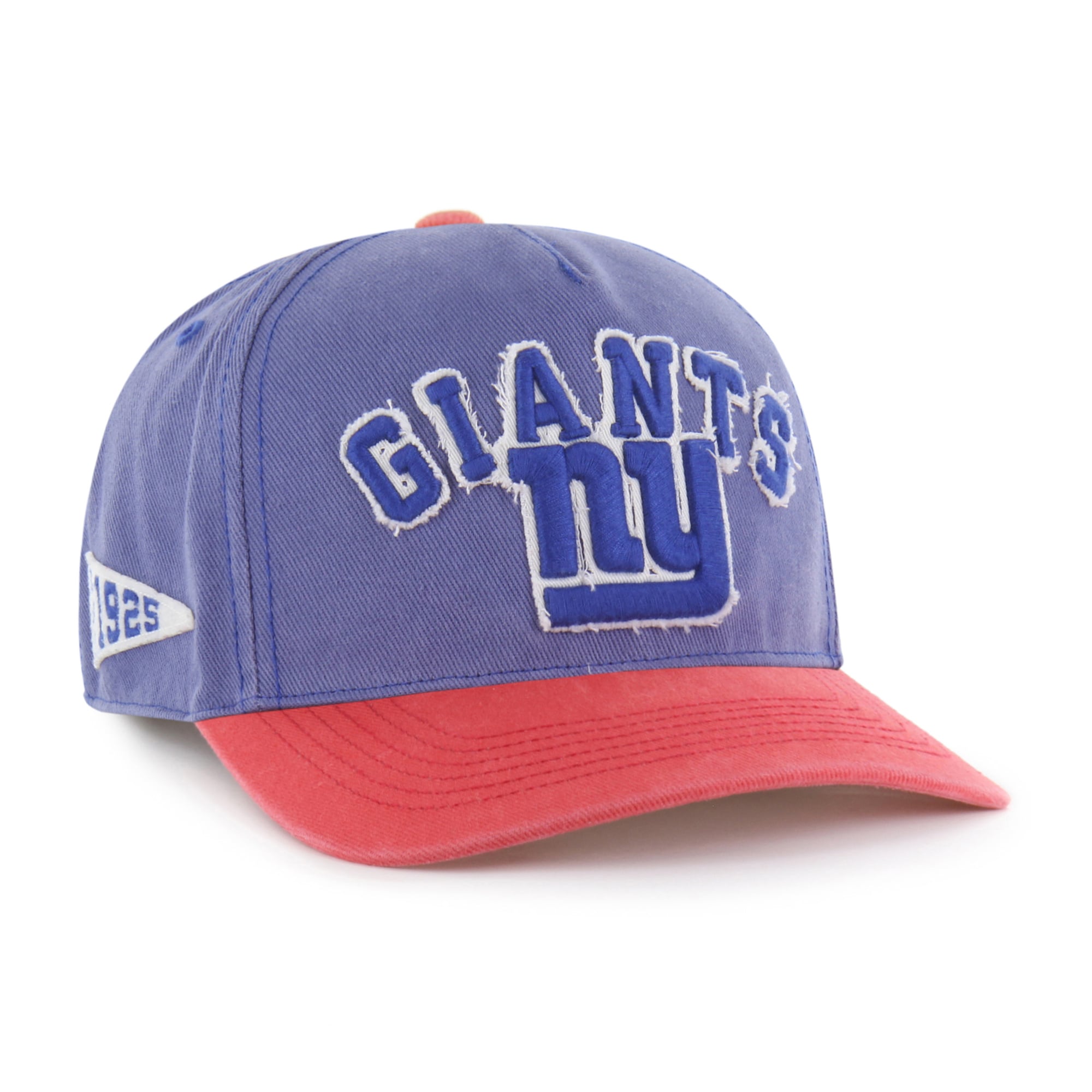 Casquette ajustable Calderwood Well Worn Hitch pour homme, modèle 47 Royal New York Giants