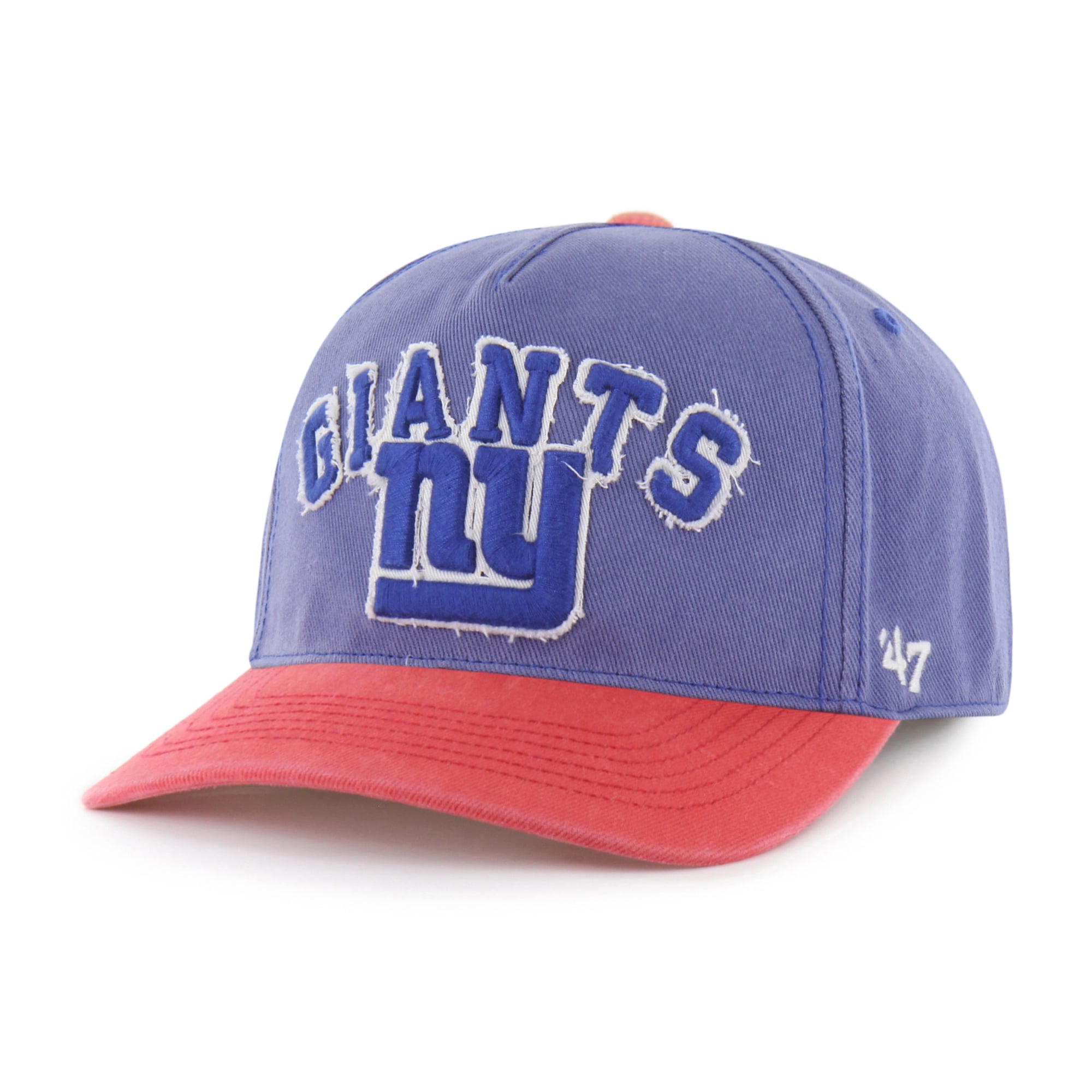 Casquette ajustable Calderwood Well Worn Hitch pour homme, modèle 47 Royal New York Giants