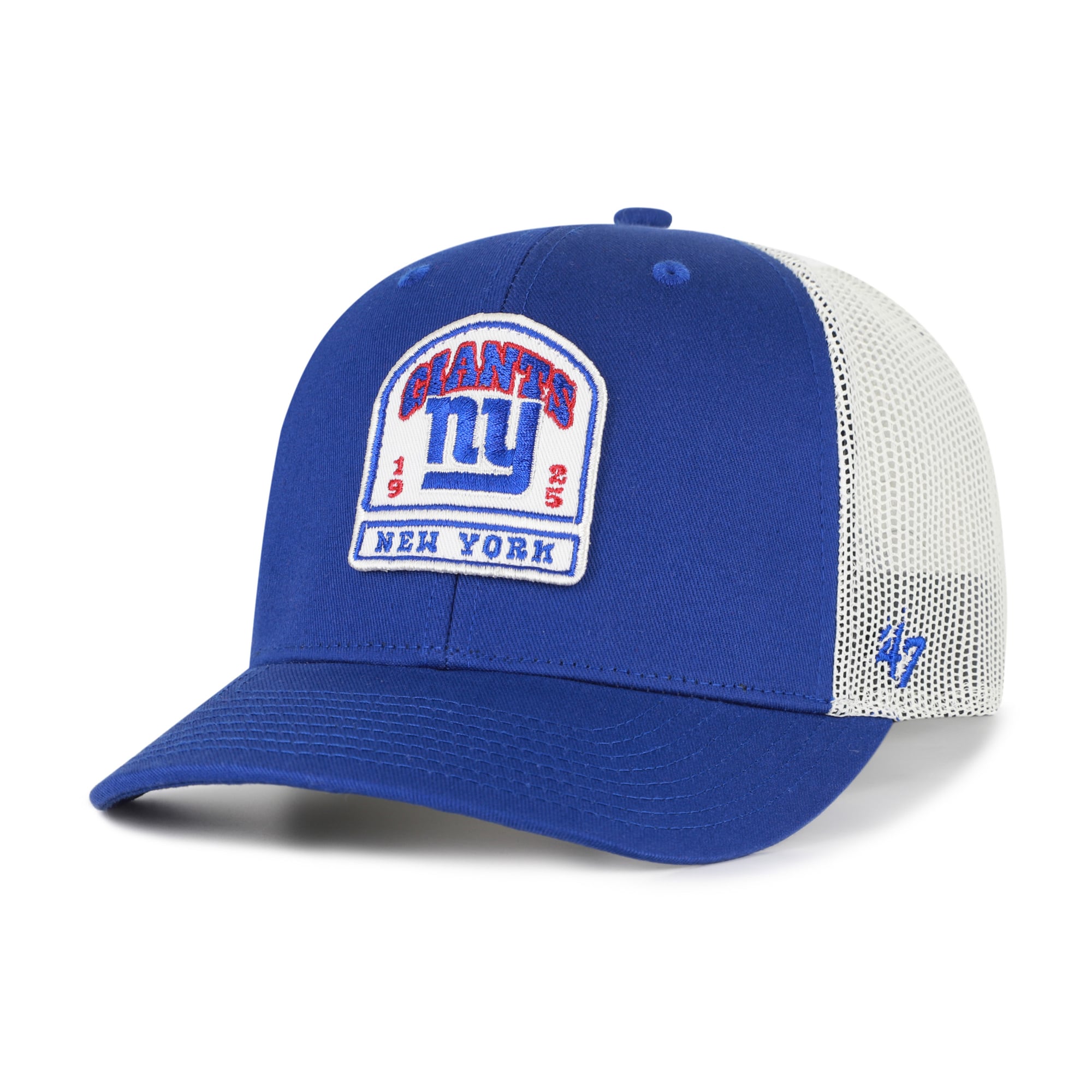 Men's '47 Royal New York Giants Headstone Trucker Adjustable Hat