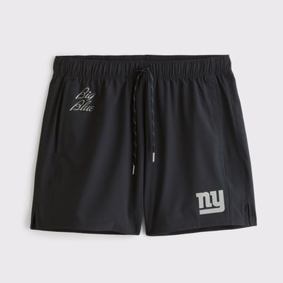 New York Giants Abercrombie & Fitch YPB 5" Training Shorts - Black