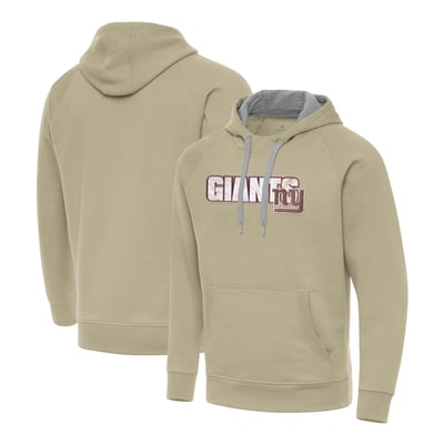 New York Giants Antigua Woodland Camo Victory Hoodie - Khaki