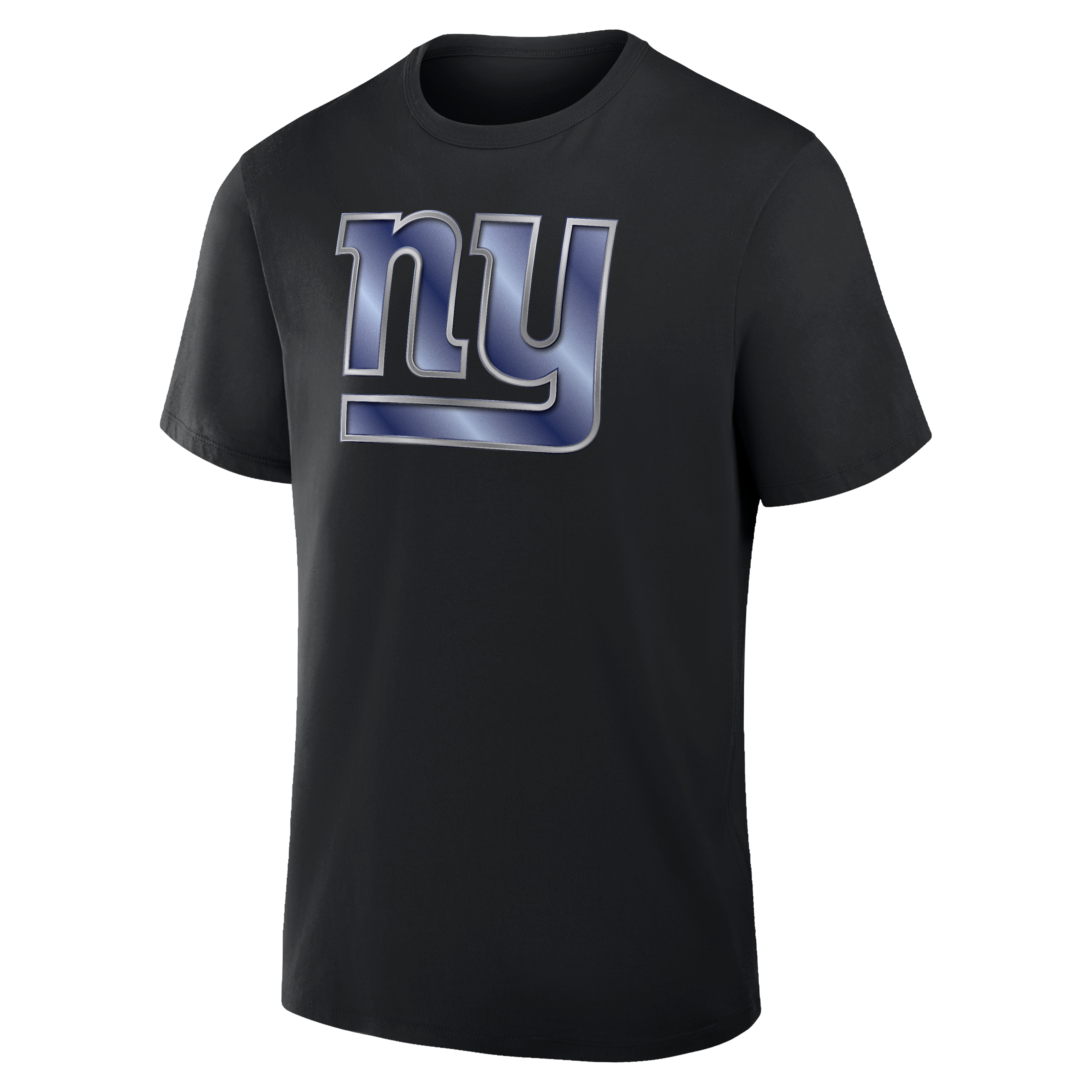 T-shirt noir pour homme avec mascotte métallique des Giants de New York