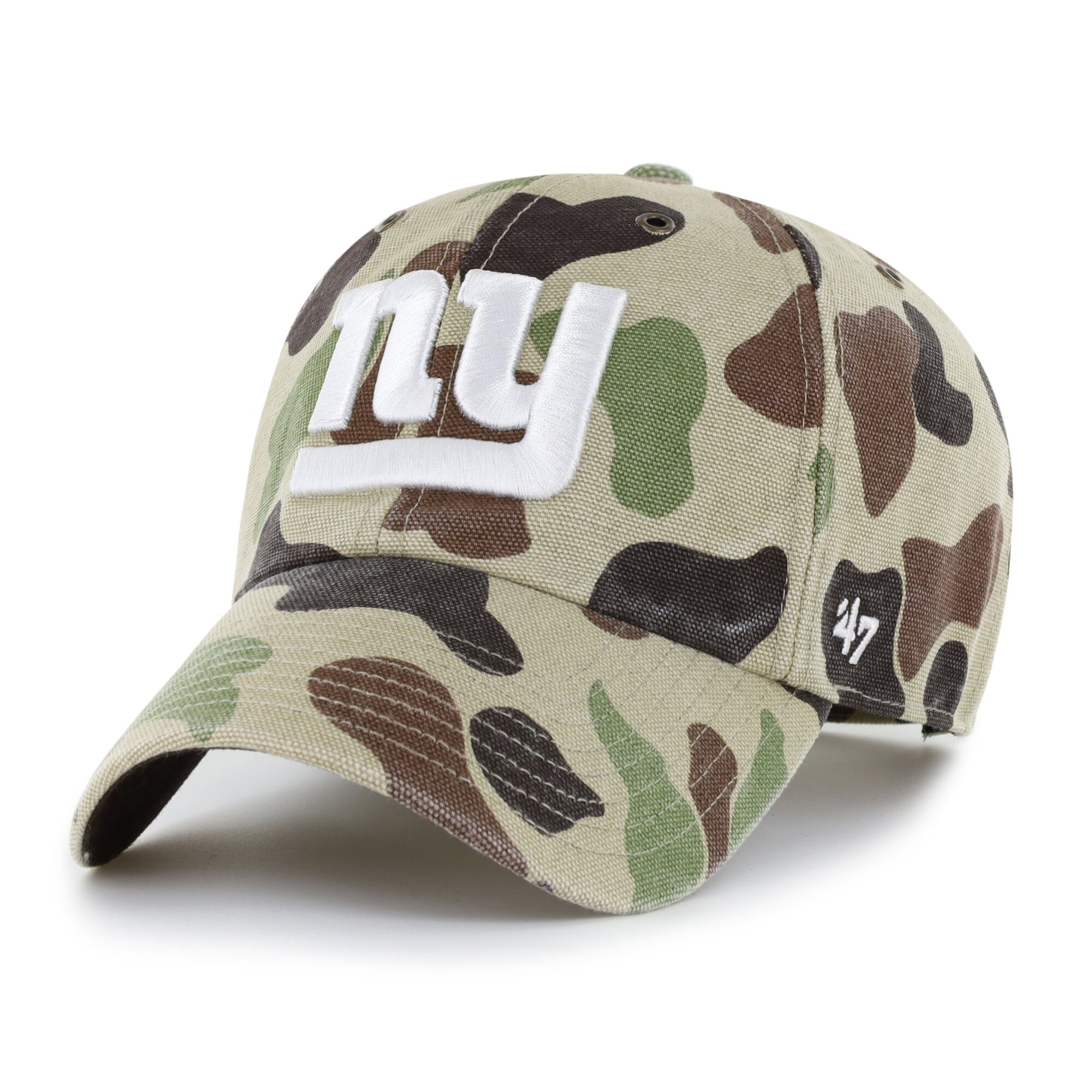 Casquette ajustable Carhartt x '47 Duck Camo New York Giants Clean Up pour homme