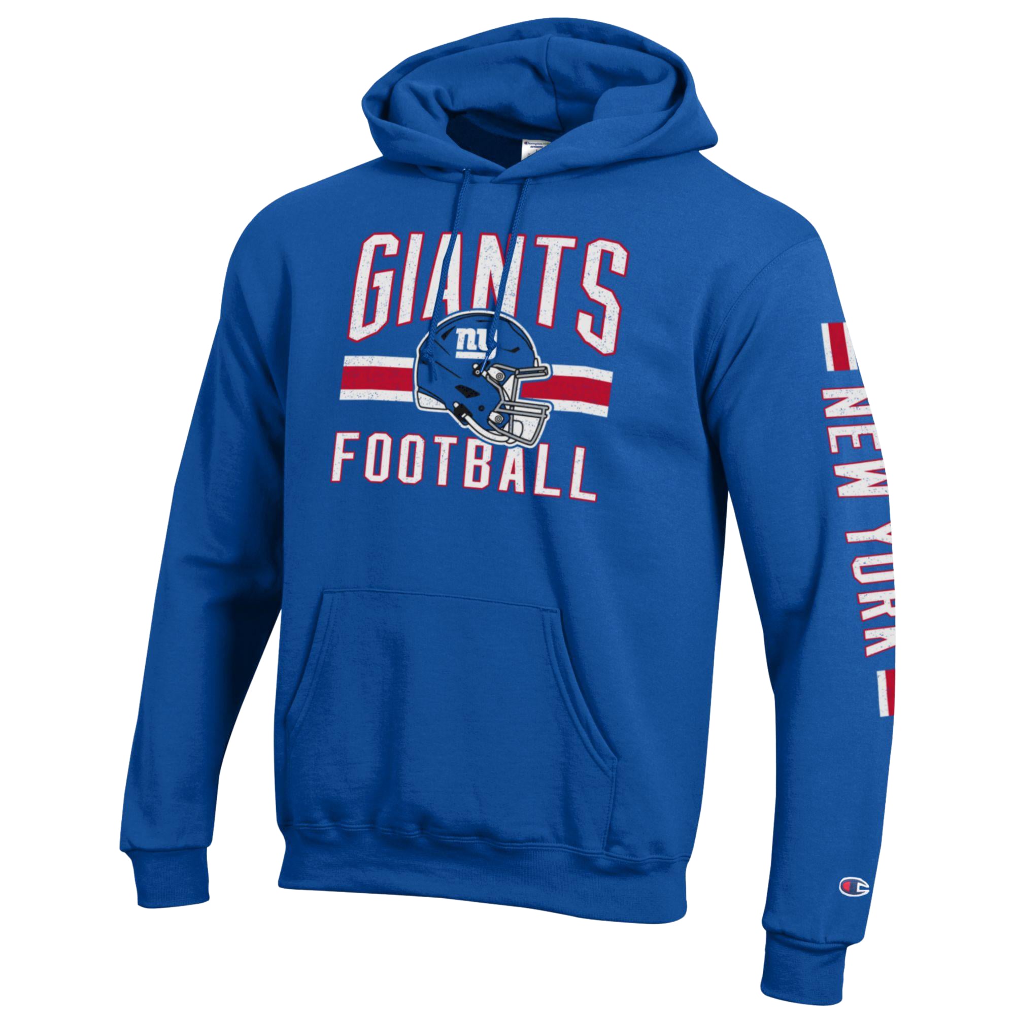 Men's Champion  Royal New York Giants Powerblend Hoodie