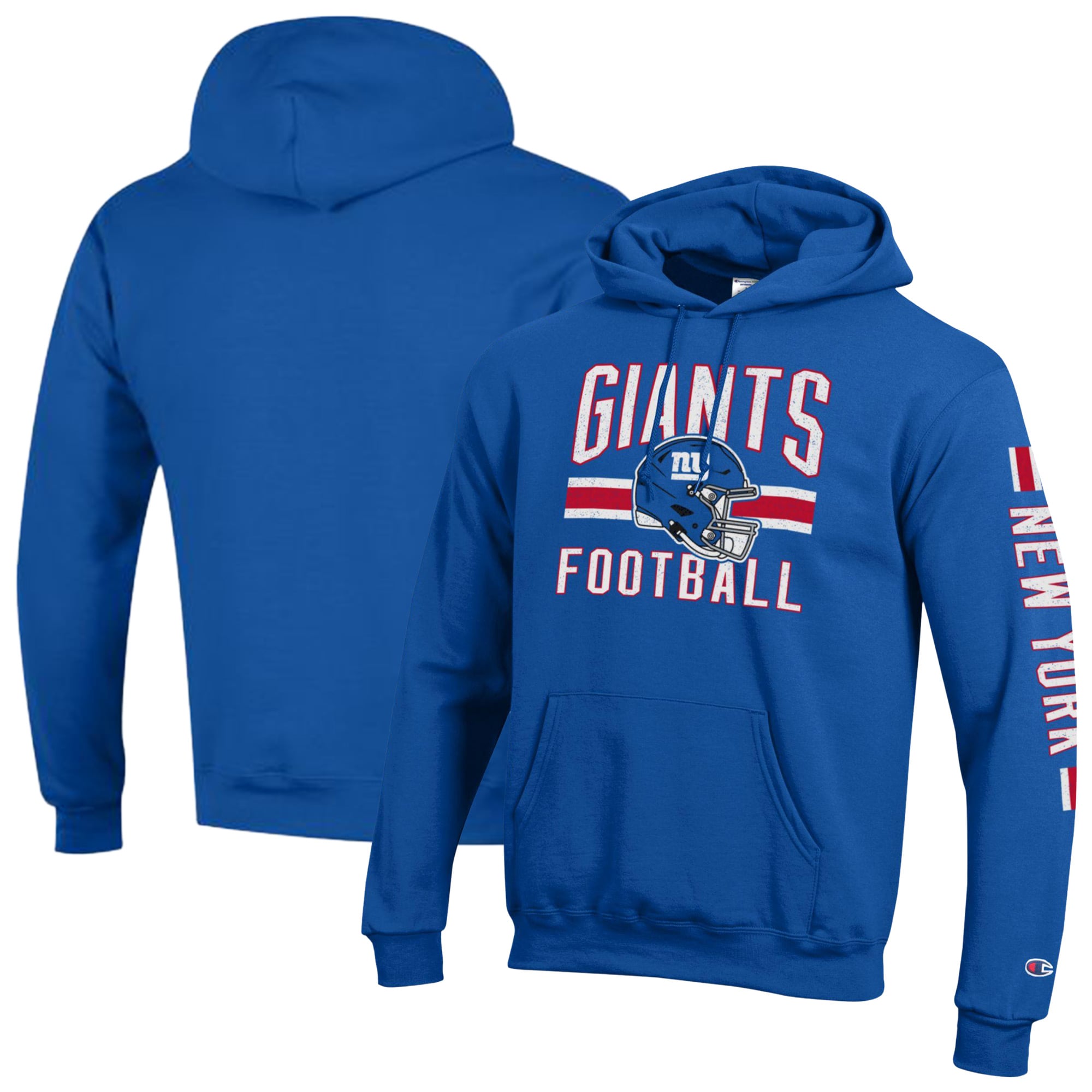 Men's Champion Royal New York Giants Powerblend Hoodie