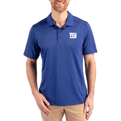 New York Giants Cutter & Buck Prospect Textured Stretch Polo - Royal