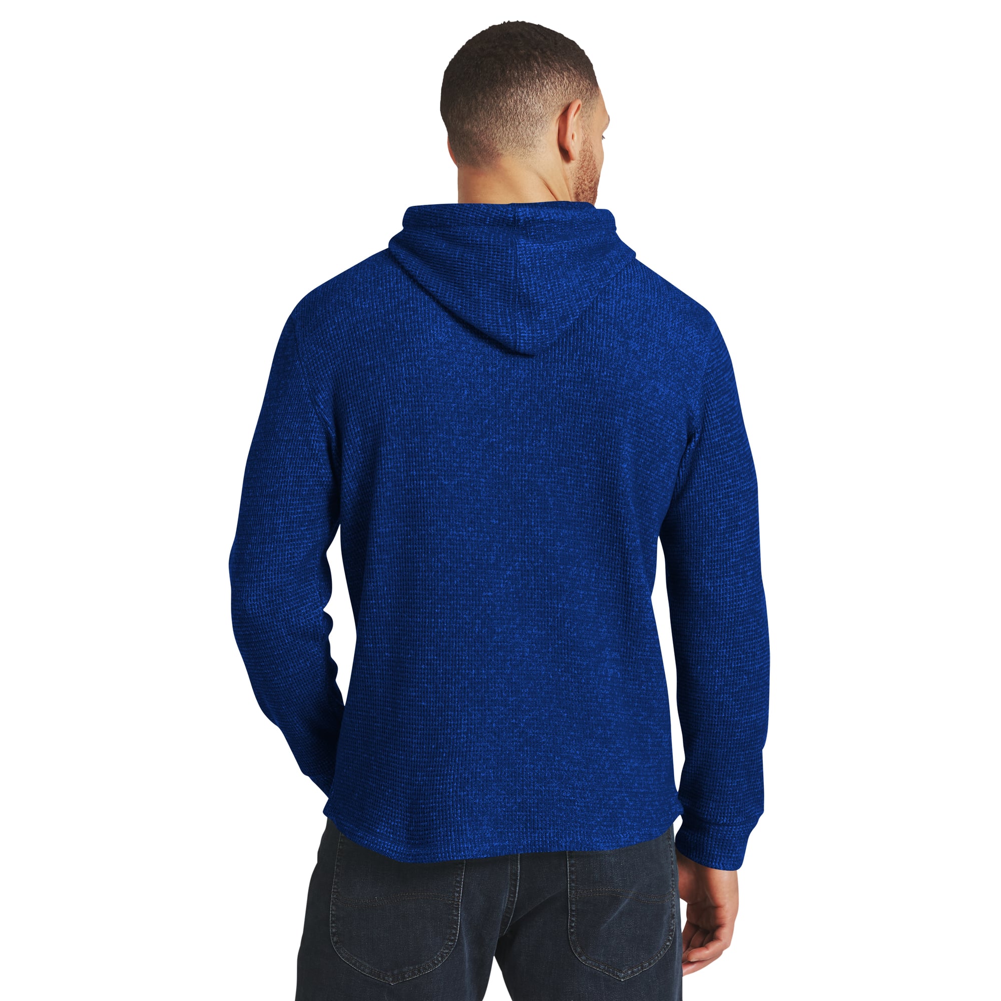Collection Darius Rucker pour homme par Fanatics Royal T-shirt à manches longues capuche en maille gaufrée New York Giants