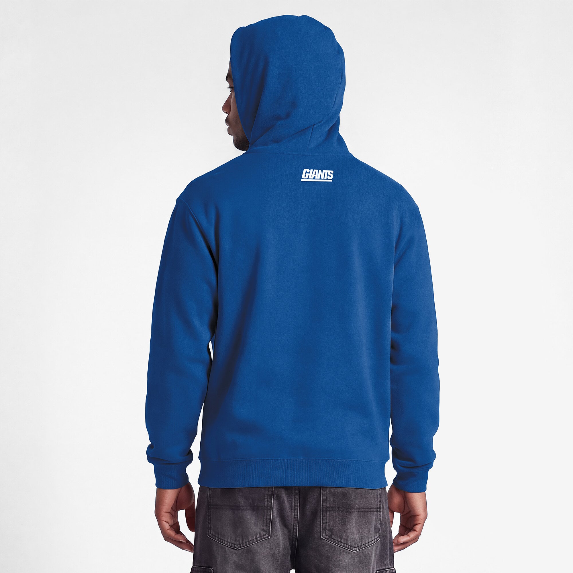 Sweat-shirt à capuche intégral Disney x Champion Royal New York Giants Powerblend pour homme