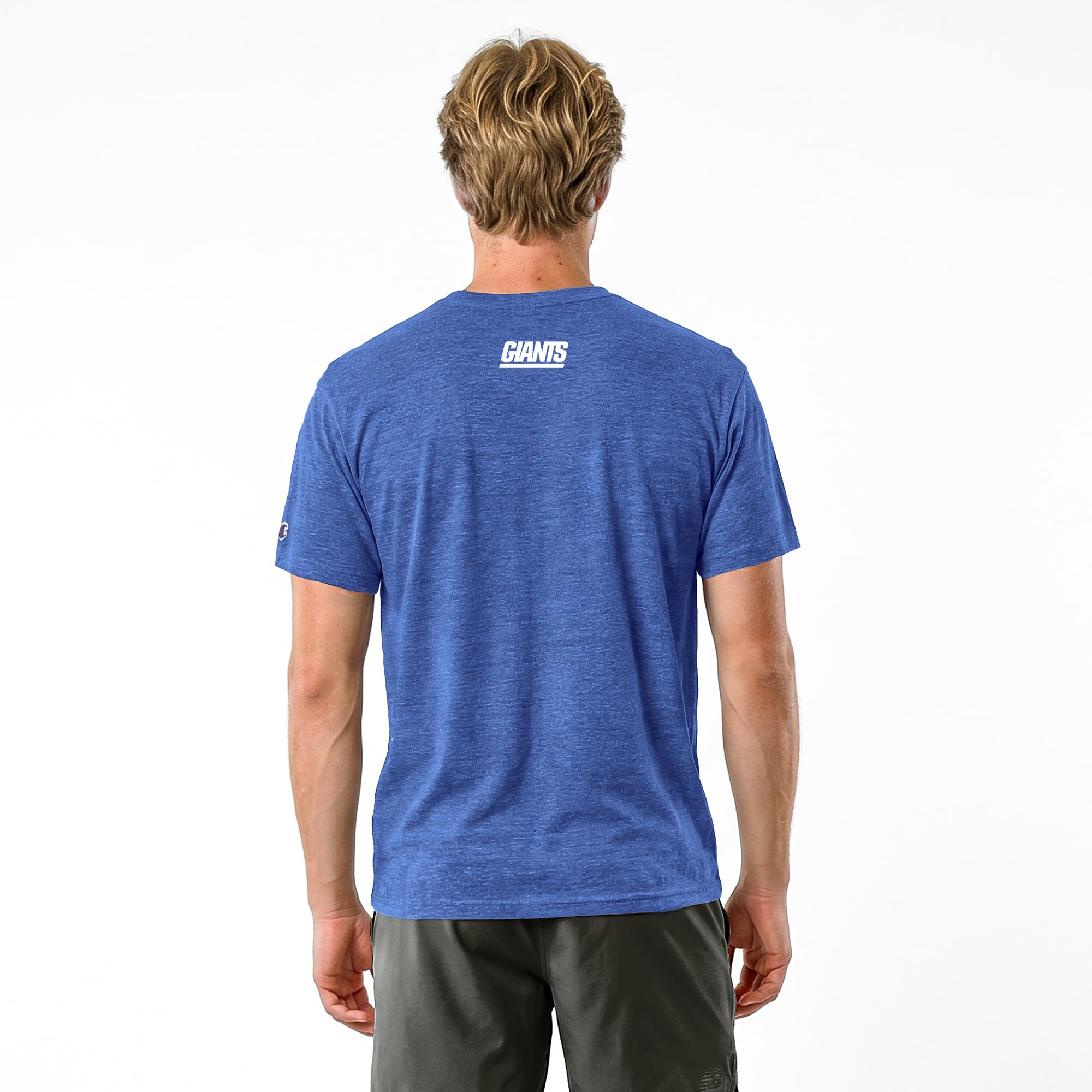 T-shirt homme Disney x Champion Royal New York Giants Wreck-It Ralph en mélange de trois matières