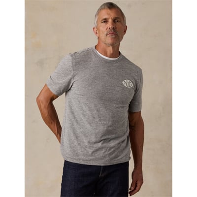 New York Giants FAHERTY Breeze Tri-Blend T-Shirt - Heather Gray