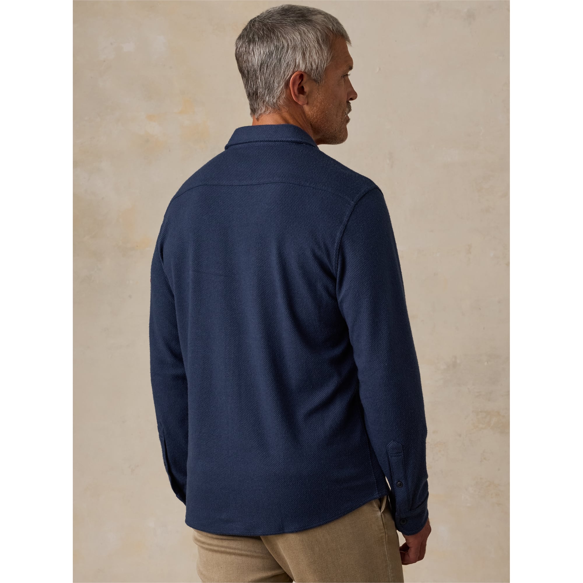 Men's FAHERTY Navy New York Giants Legend Sweater Button-Up Shirt