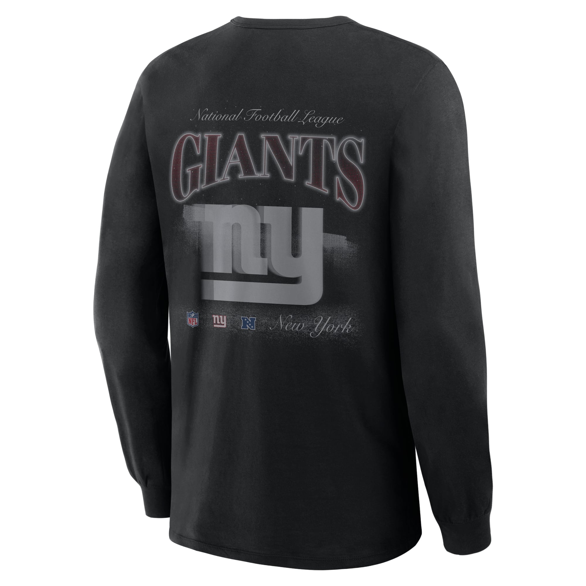 T-shirt à manches longues Fanatics noir pour homme