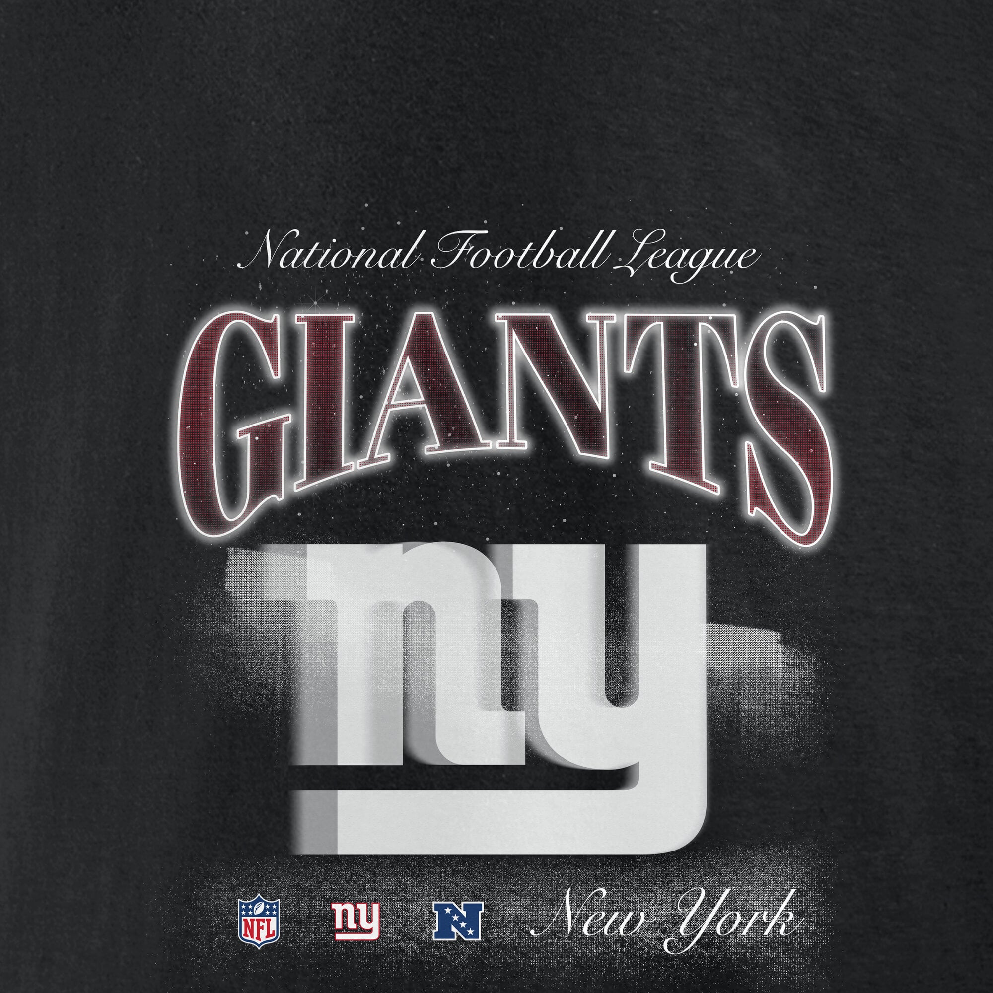 Sweat à capuche polaire manches longues Fanatics Black New York Giants Nightfall pour homme