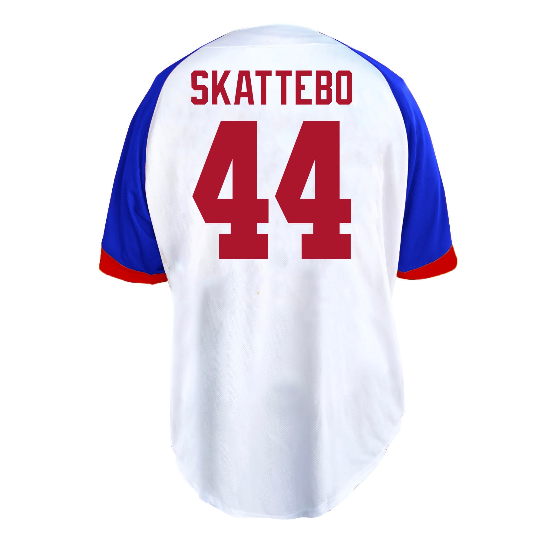 Men's Fanatics Cam Skattebo White New York Giants Big & Tall Button-Up Baseball Jersey Top