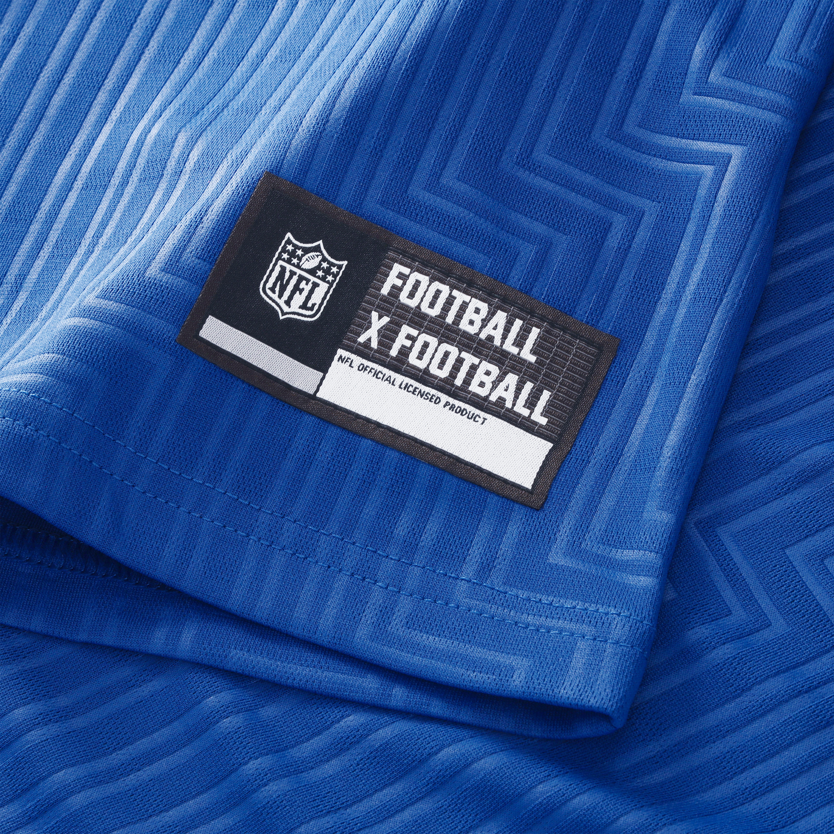 T-shirt à col montant Fanatics Royal New York Giants Football pour homme