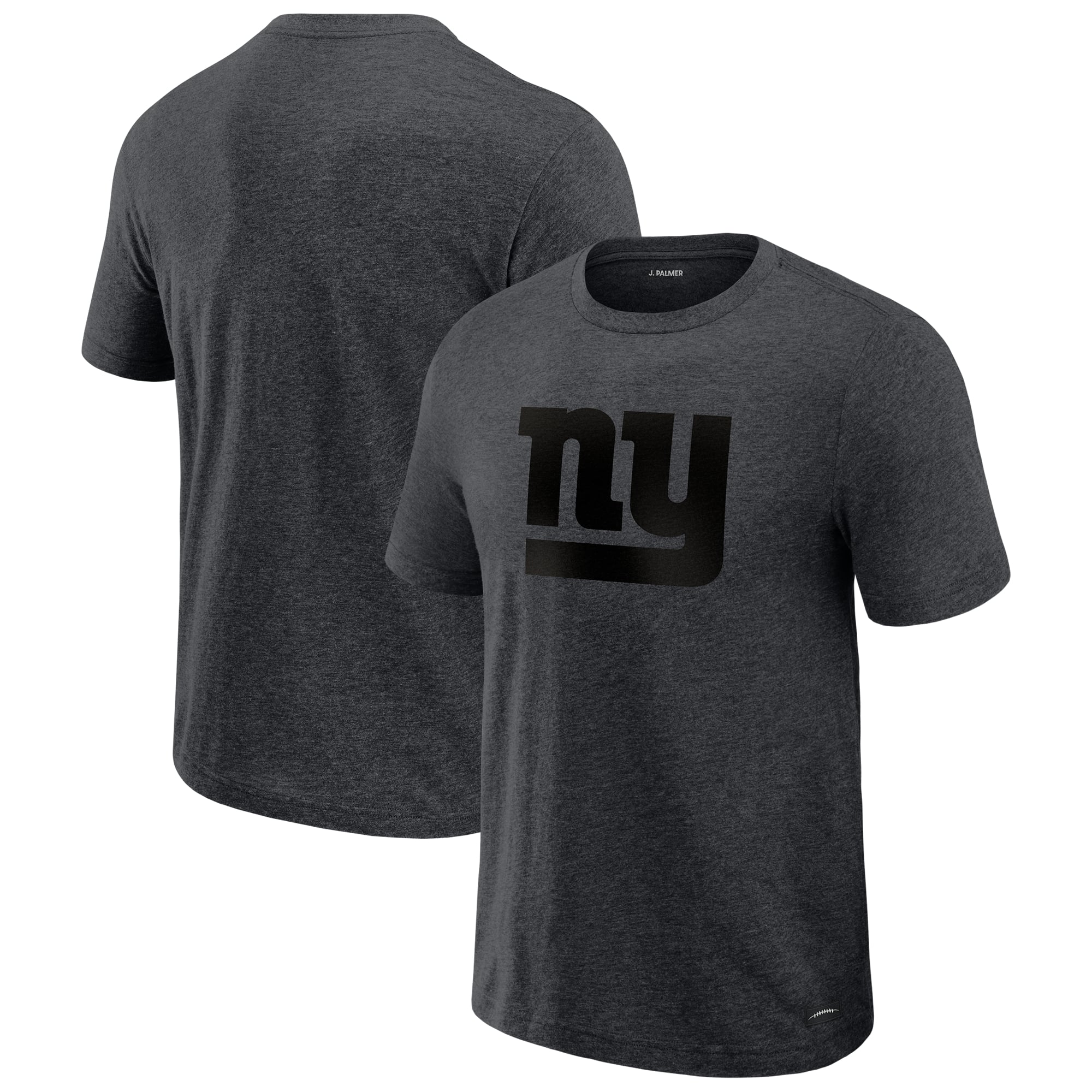 Men's J. Palmer  Graphite New York Giants Players Lounge Tri-Blend T-Shirt