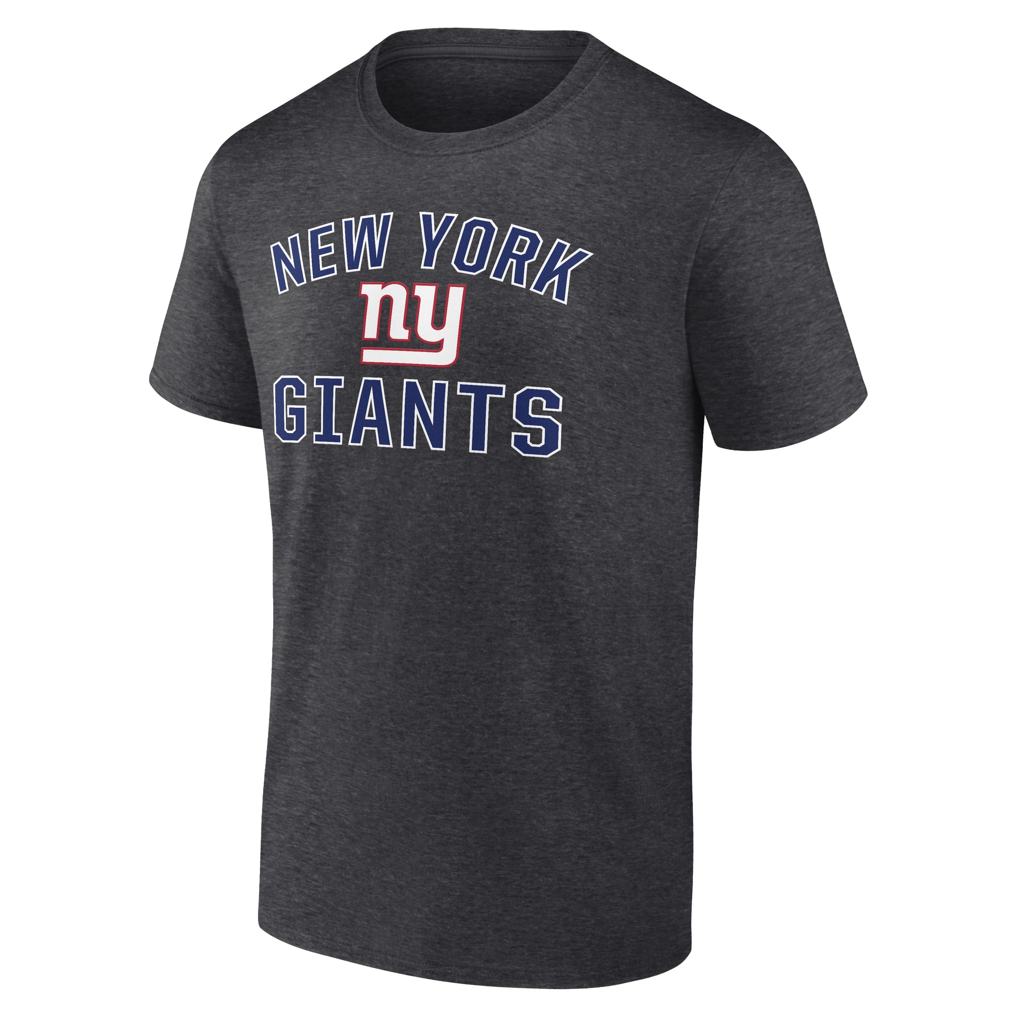 T-shirt homme New York Giants en coton bleu roi avec logo et arc de victoire