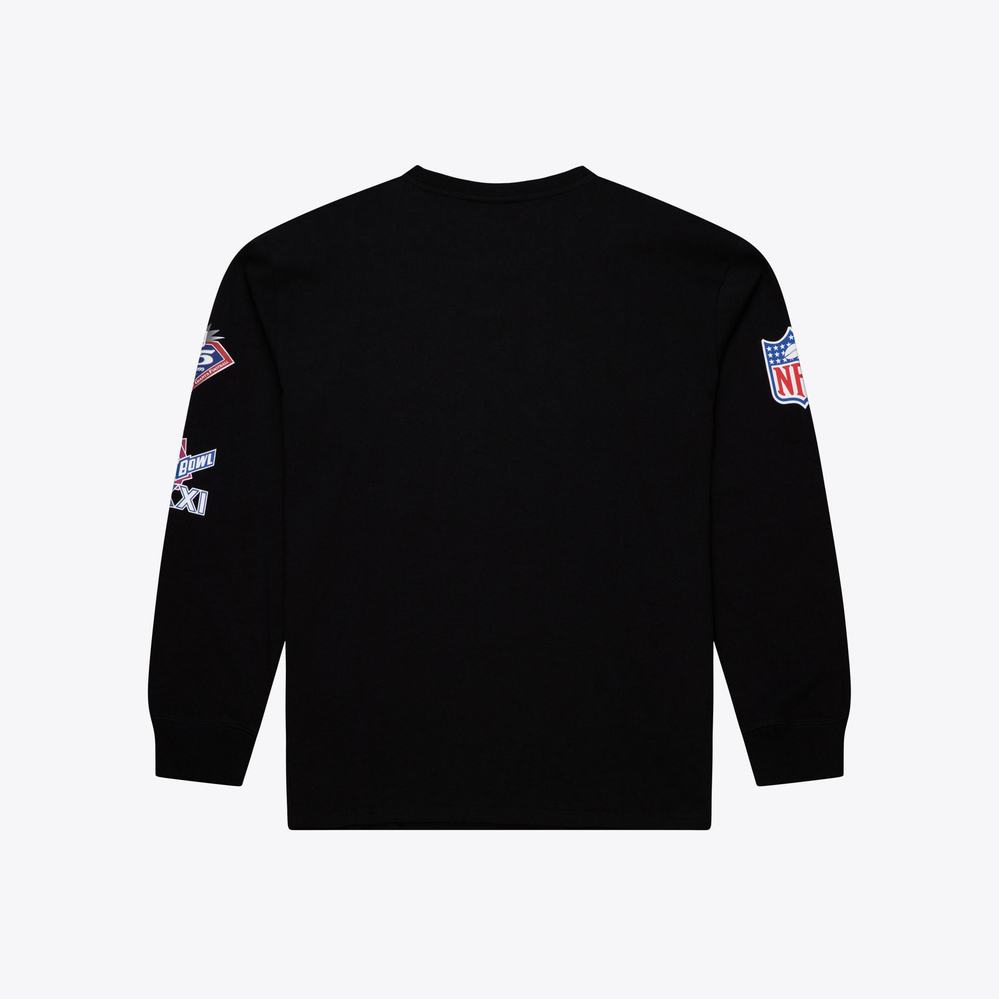 Men's Mitchell & Ness  Black New York Giants Big Tall Training Camp Long Sleeve T-Shirt