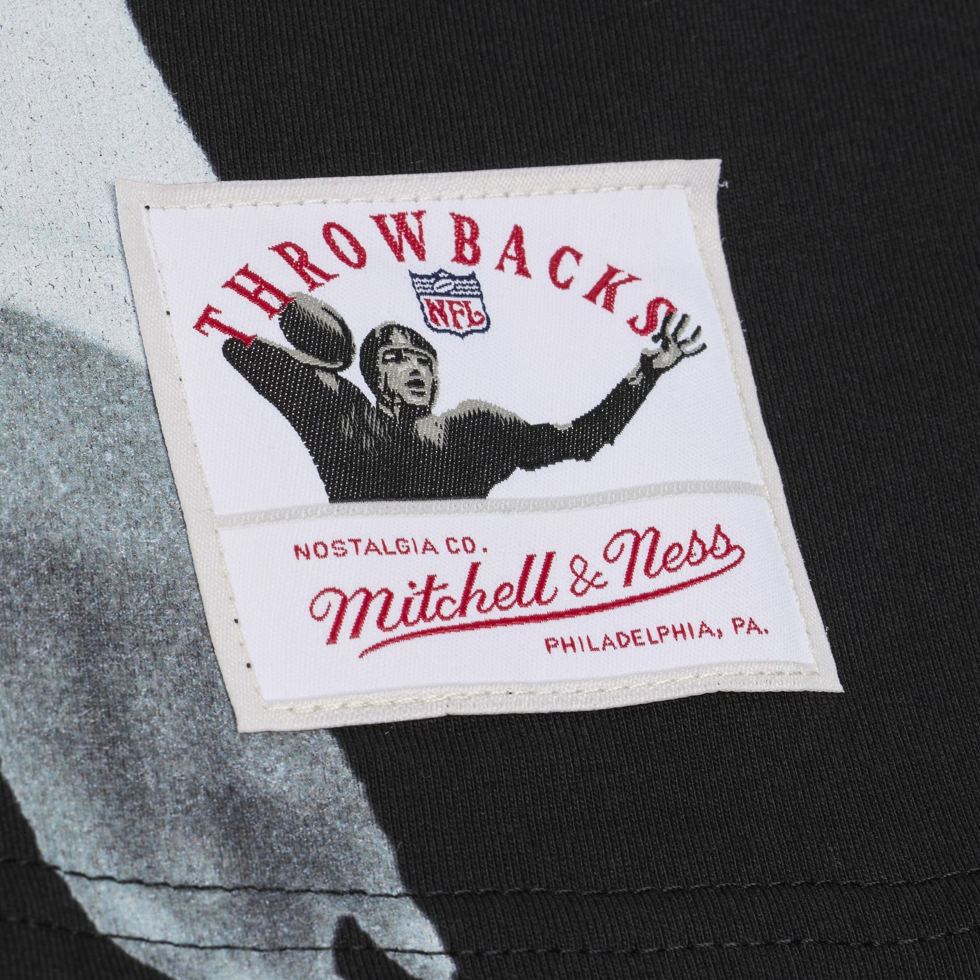 T-shirt Mitchell & Ness pour homme, noir, Lawrence Taylor, joueur retraité des Giants de New York