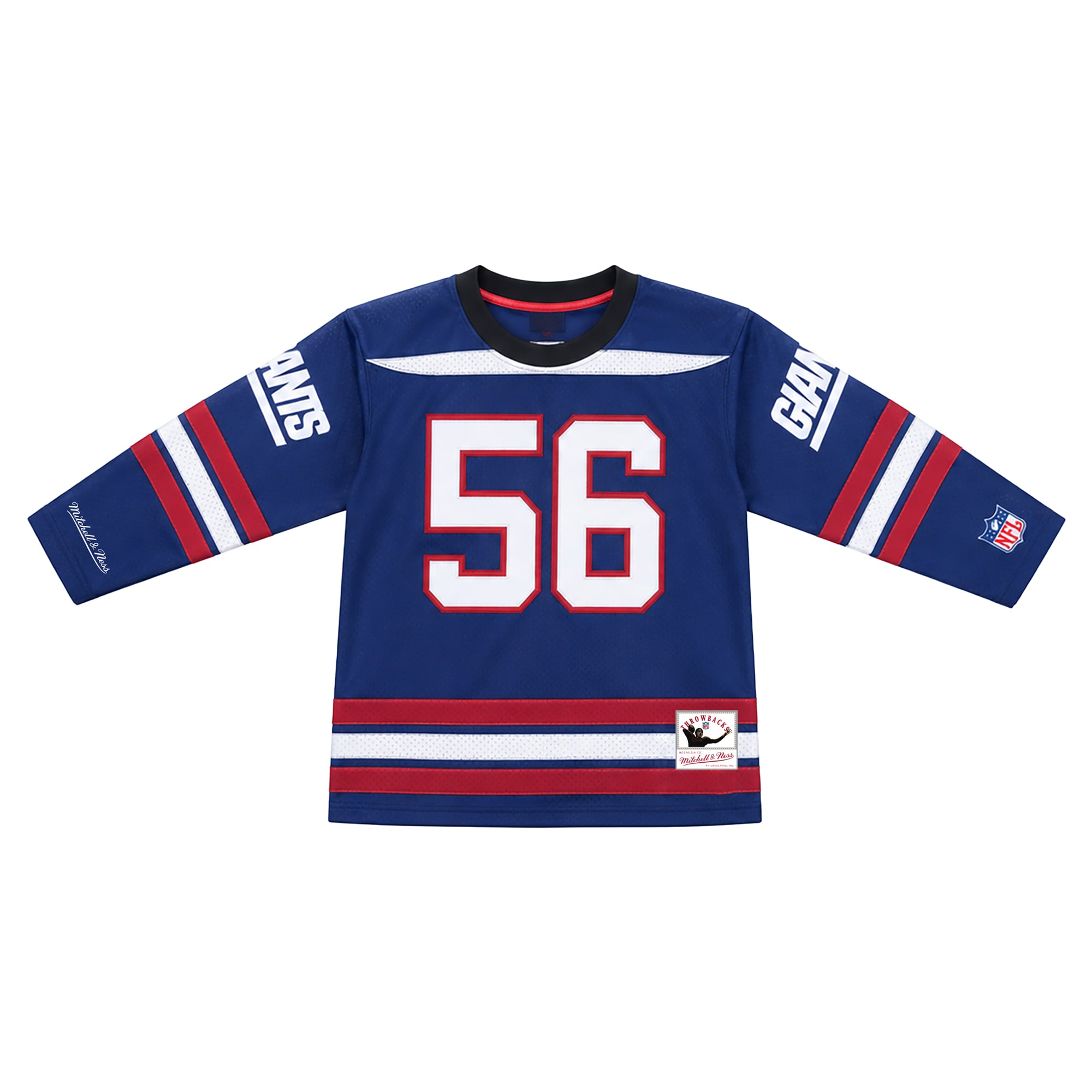 Maillot de hockey Mitchell & Ness Lawrence Taylor Royal des Giants New York pour homme