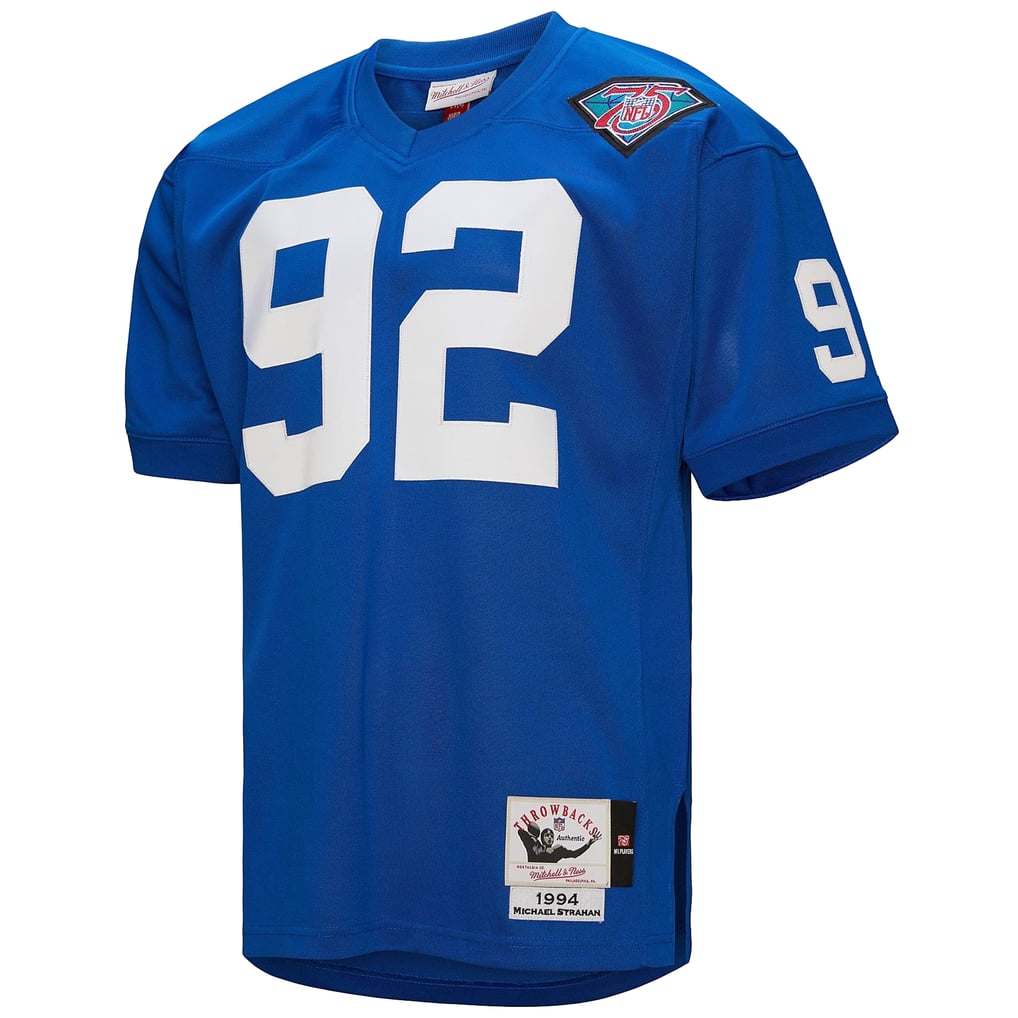 Maillot Authentique Michael Strahan Mitchell & Ness 1993 Giants - Taille 36 - Occasion