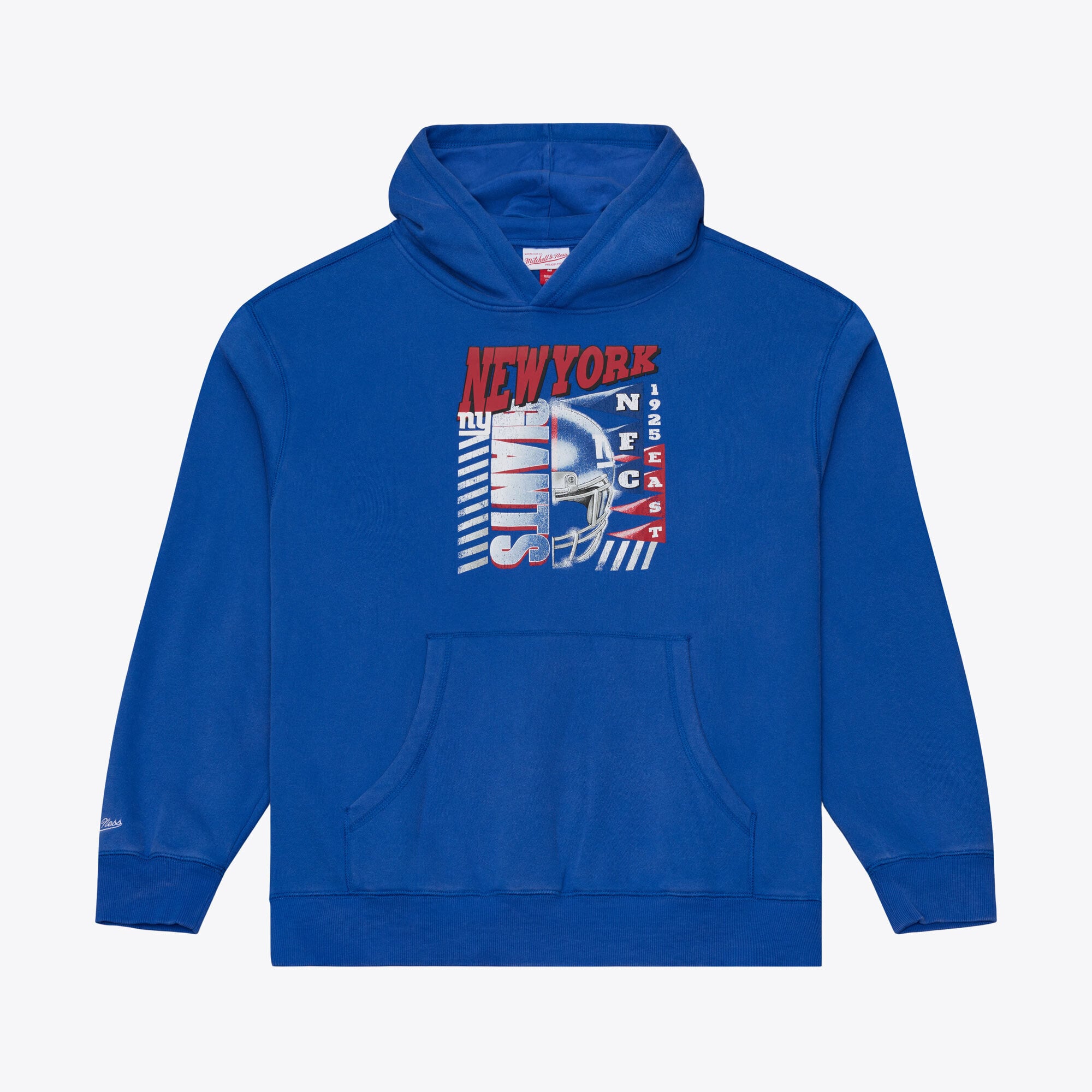 Sweat à capuche en polaire graphique Mitchell & Ness Royal New York Giants Core Essentials Street pour homme